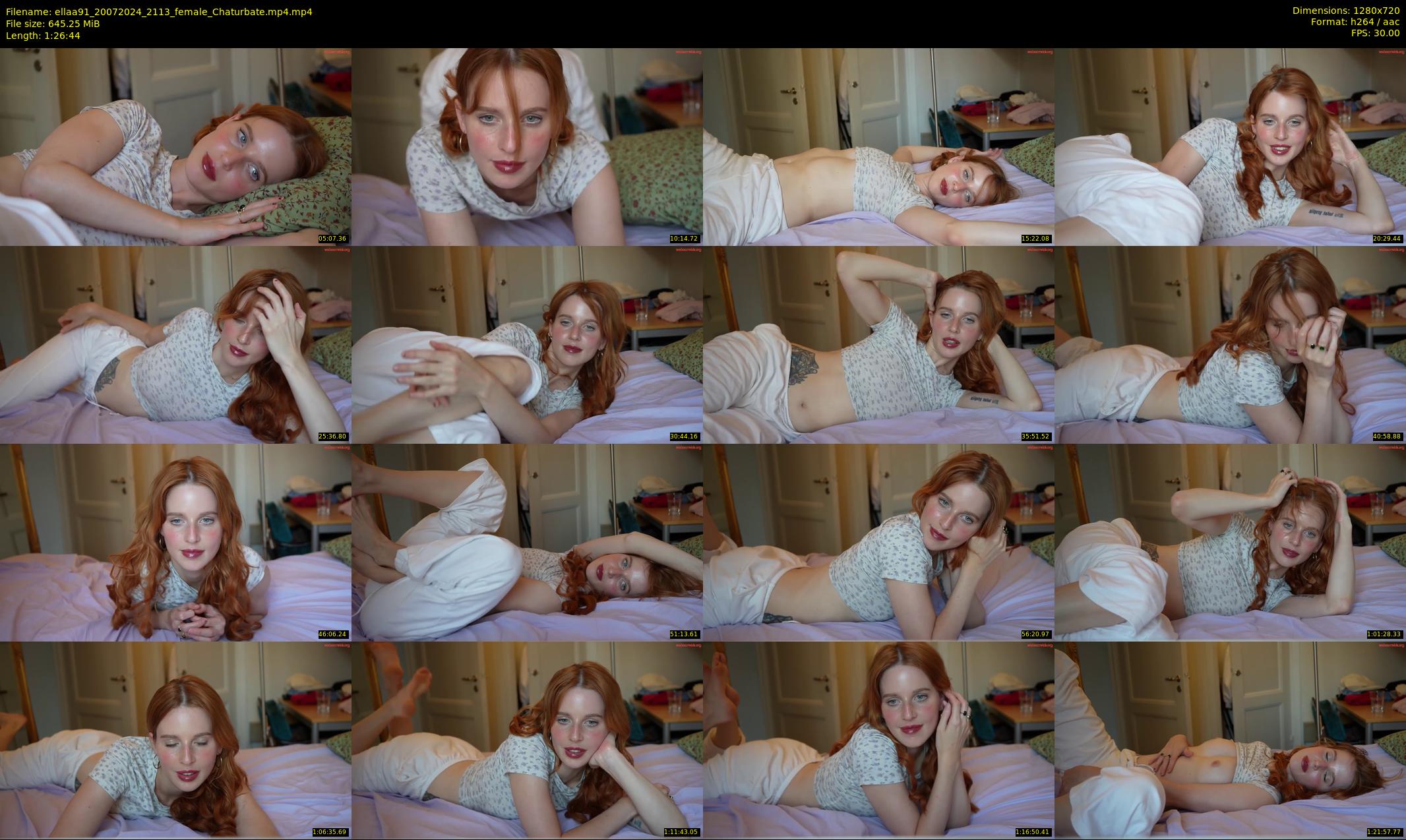 ellaa91 — 87 minute Chaturbate female cam show recording, 720p, Jul 20, 2024