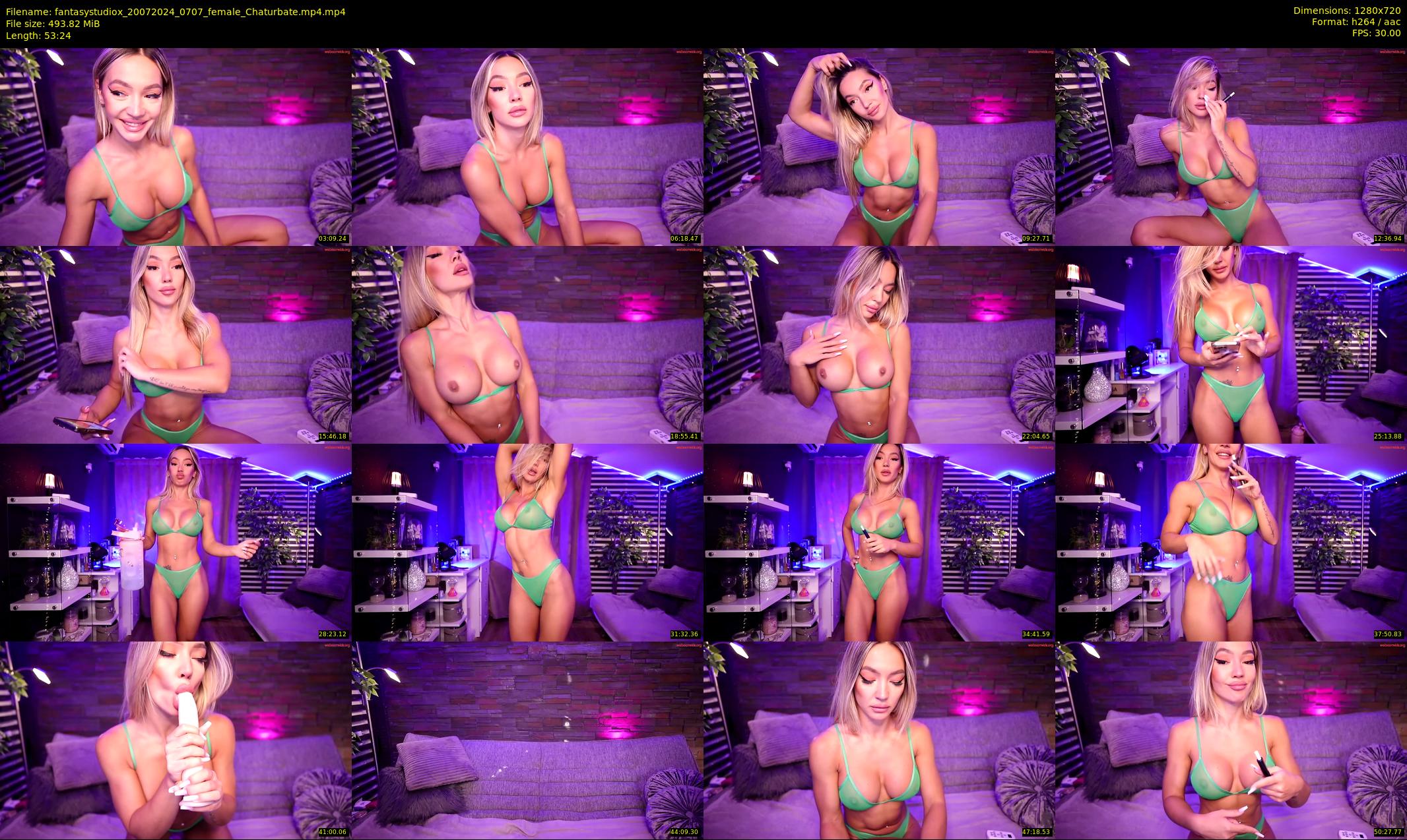 fantasystudiox — 54 minute Chaturbate female cam show recording, 720p, Jul 20, 2024