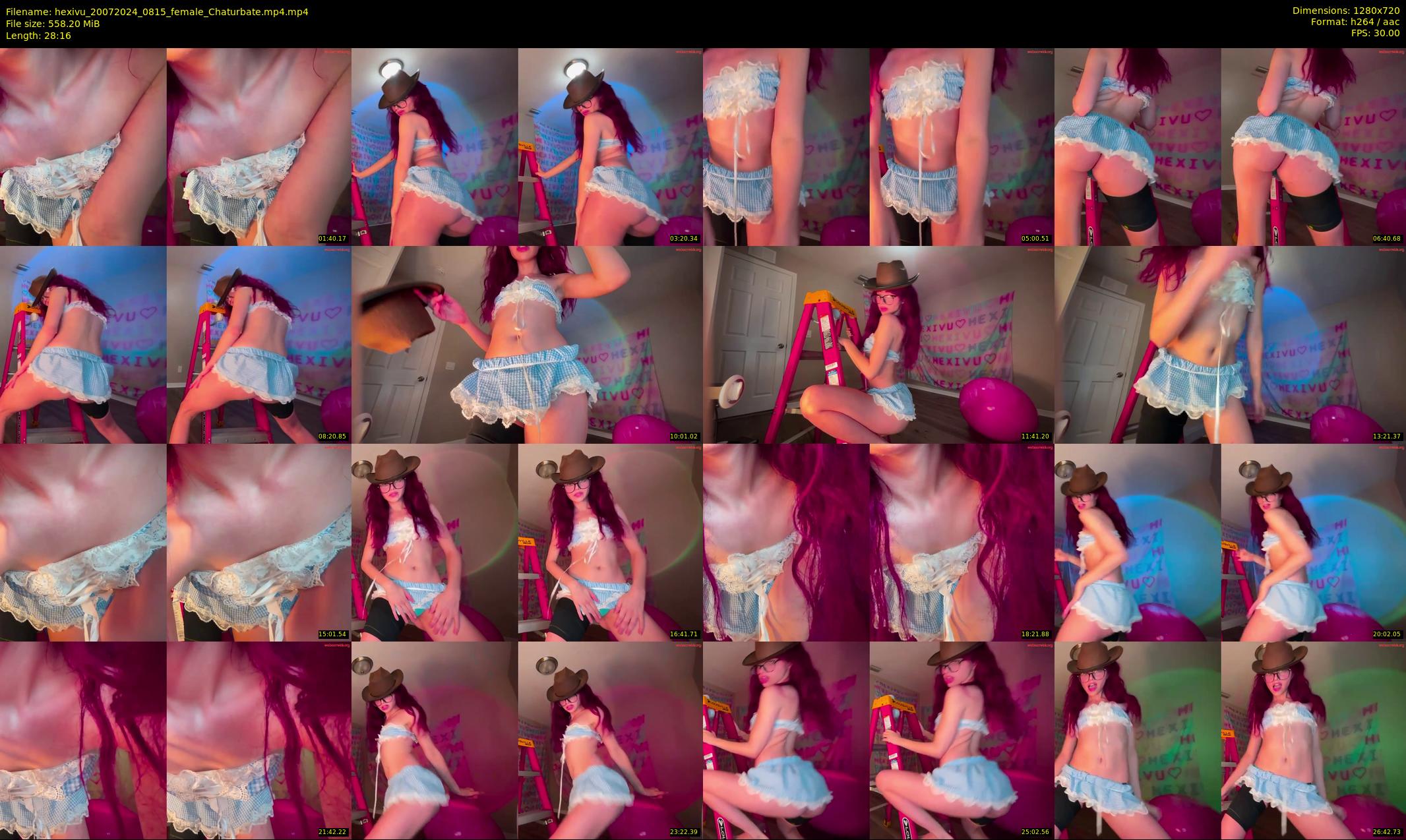 hexivu — 29 minute Chaturbate female cam show recording, 720p, Jul 20, 2024