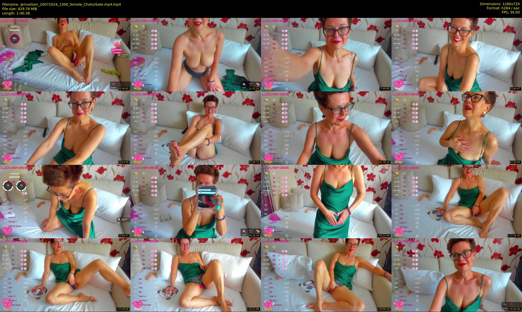 jennalison — 101 minute Chaturbate female cam show recording, 720p, Jul 20, 2024