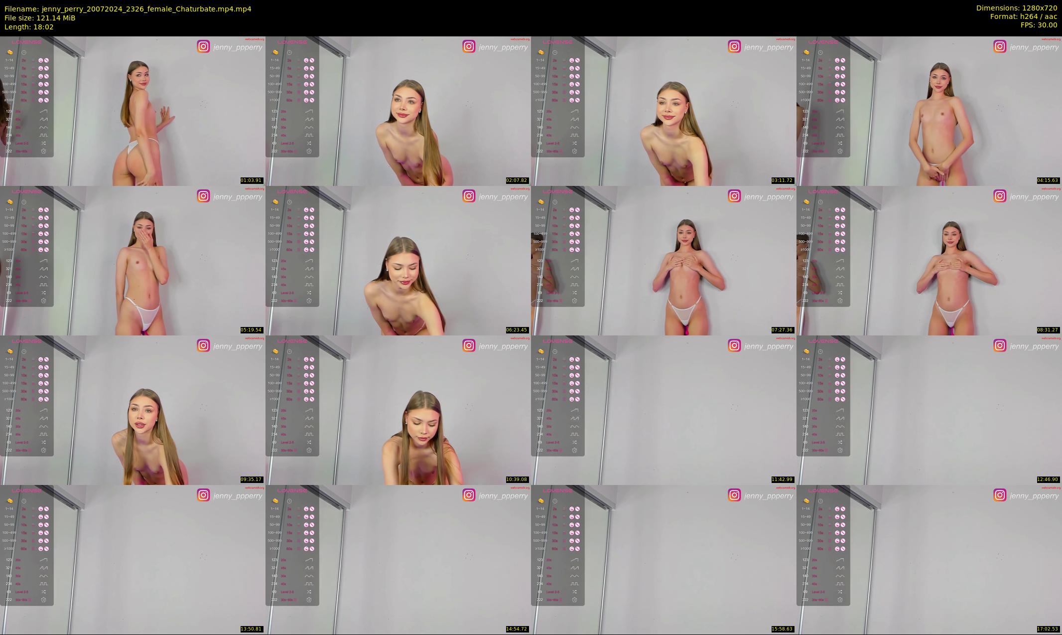 jenny_perry — 19 minute Chaturbate female cam show recording, 720p, Jul 20, 2024