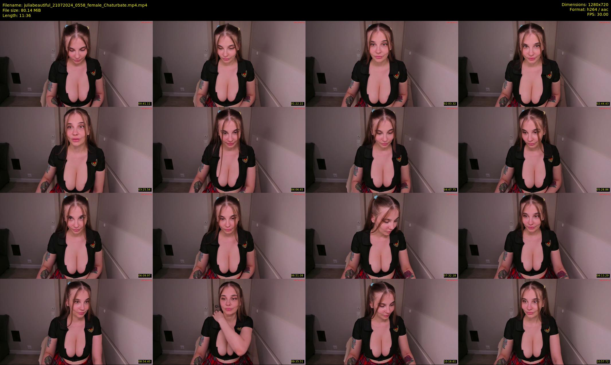 juliabeautiful — 12 minute Chaturbate female cam show recording, 720p, Jul 21, 2024