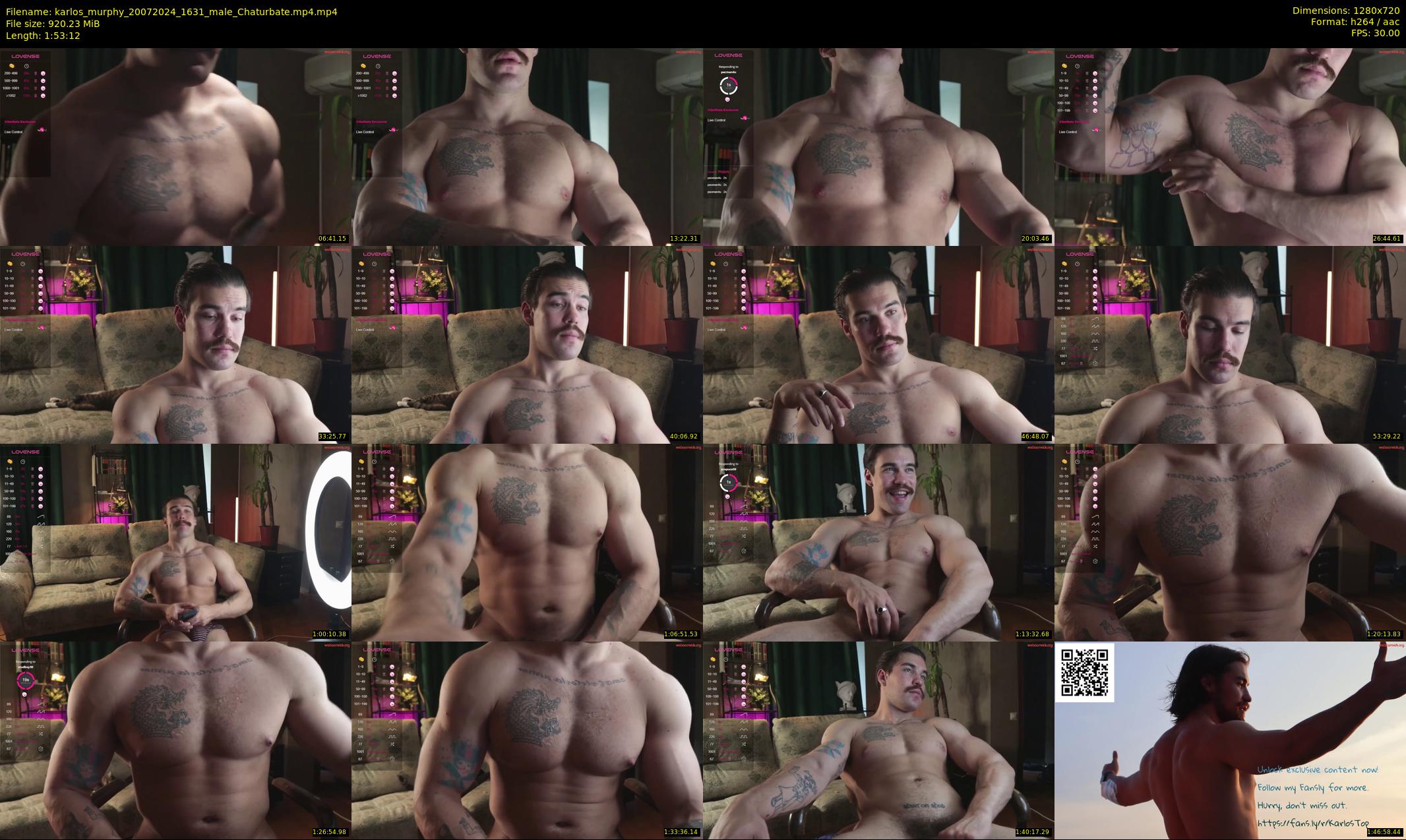 karlos_murphy — 114 minute Chaturbate male cam show recording, 720p, Jul 20, 2024