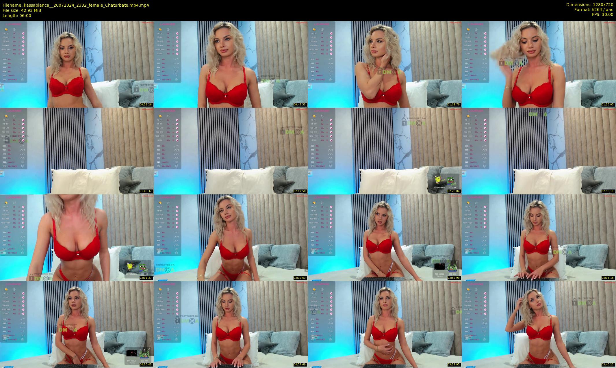 kassablanca_ — 6 minute Chaturbate female cam show recording, 720p, Jul 20, 2024