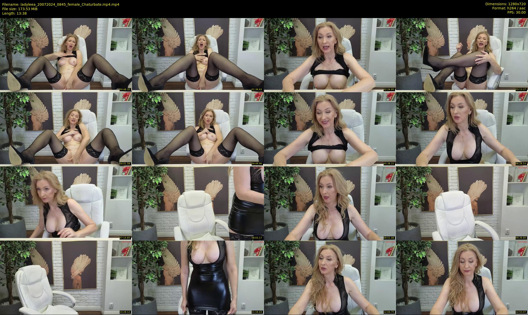 ladyleea — 14 minute Chaturbate female cam show recording, 720p, Jul 20, 2024