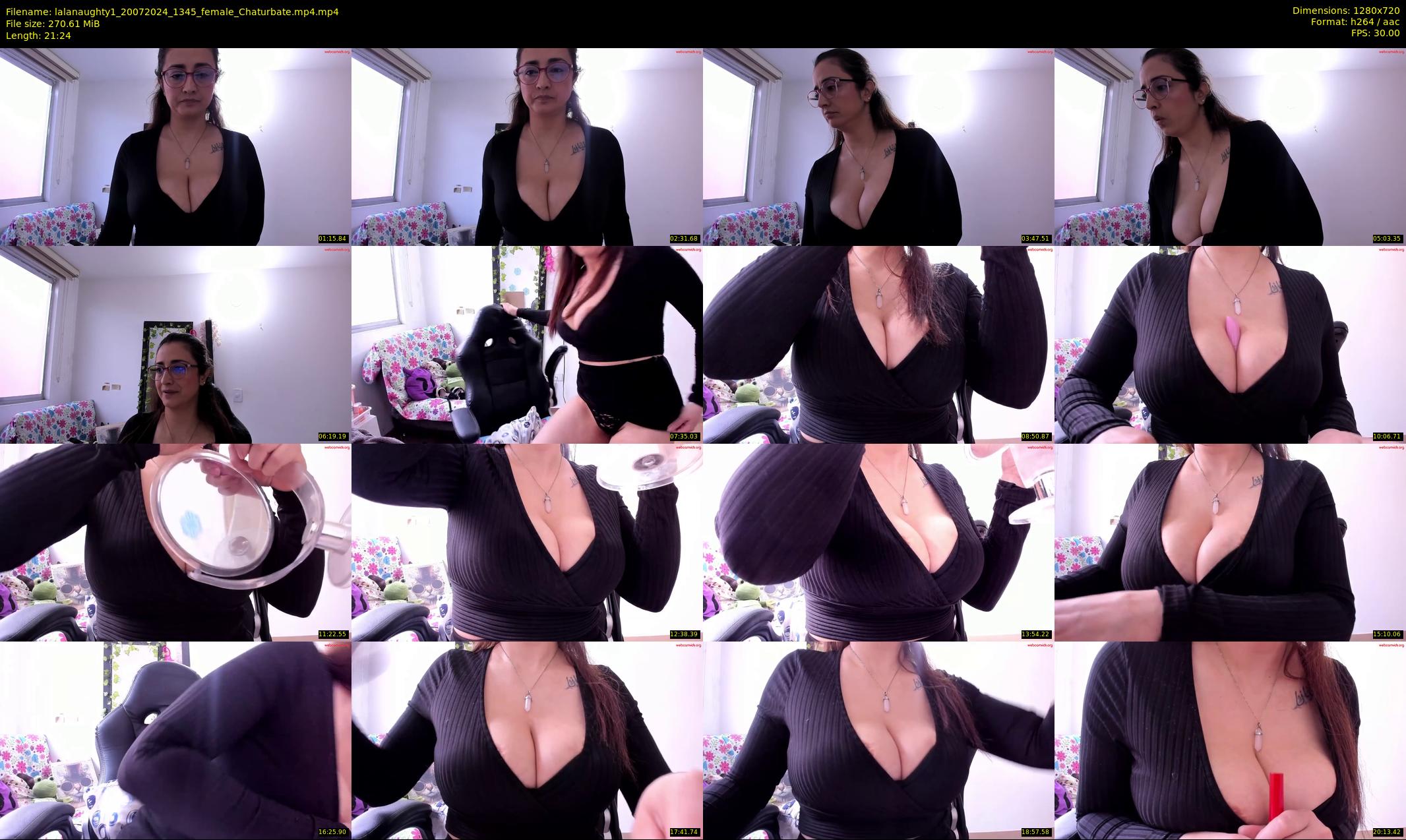 lalanaughty1 — 22 minute Chaturbate female cam show recording, 720p, Jul 20, 2024