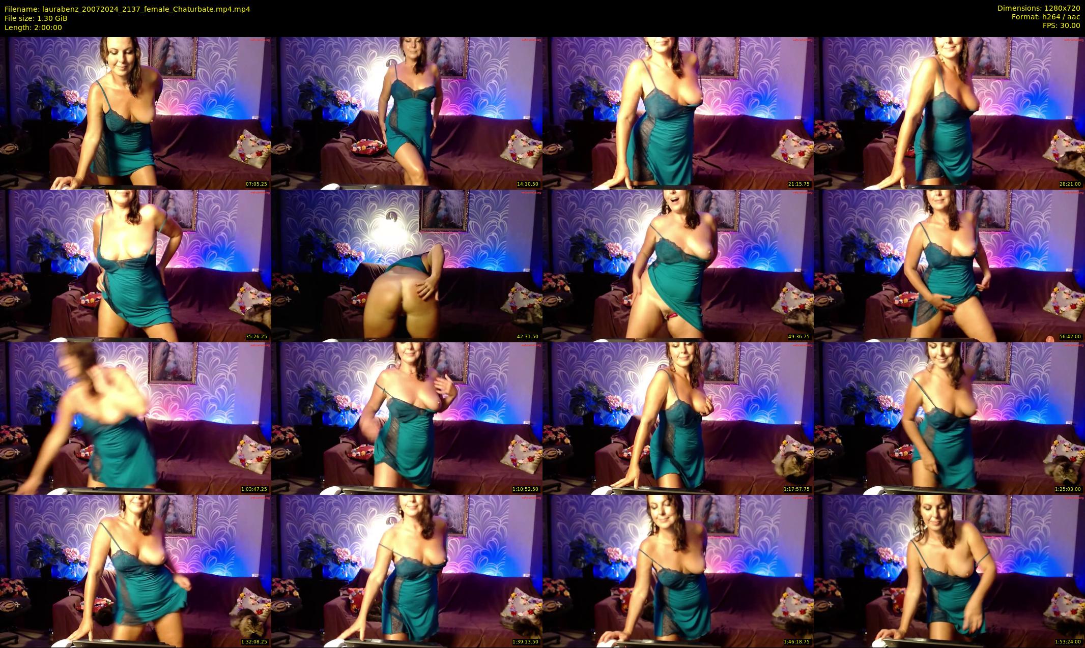 laurabenz — 120 minute Chaturbate female cam show recording, 720p, Jul 20, 2024