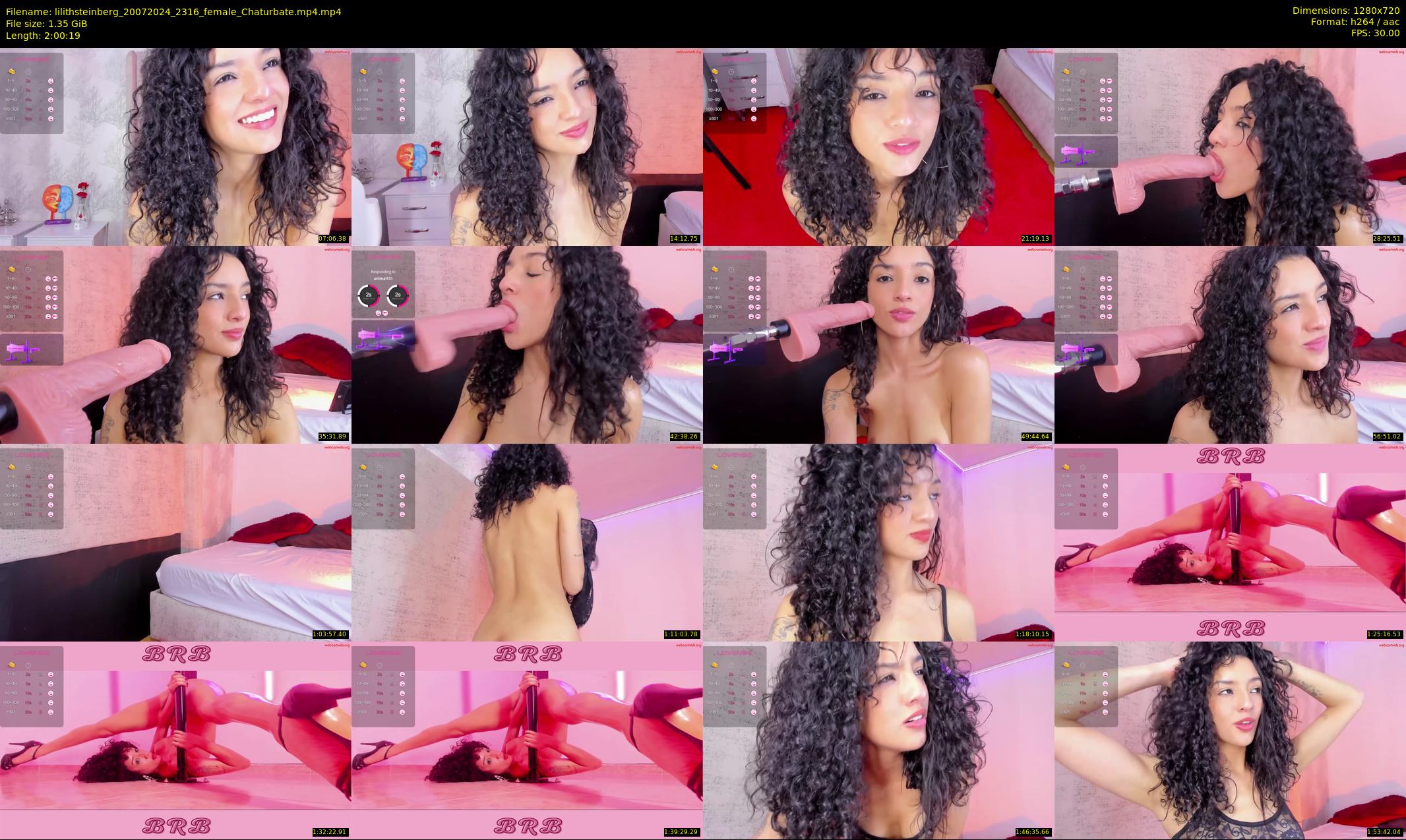 lilithsteinberg — 121 minute Chaturbate female cam show recording, 720p, Jul 20, 2024