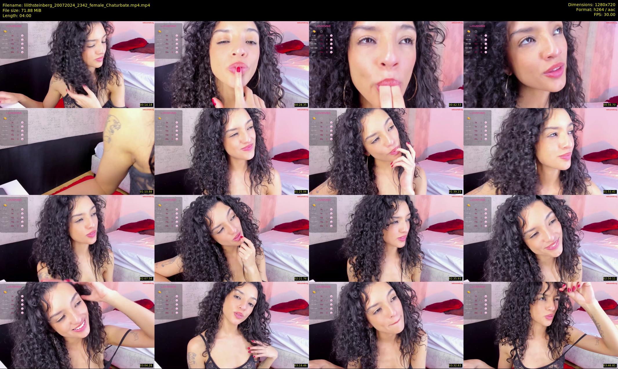 lilithsteinberg — 4 minute Chaturbate female cam show recording, 720p, Jul 20, 2024