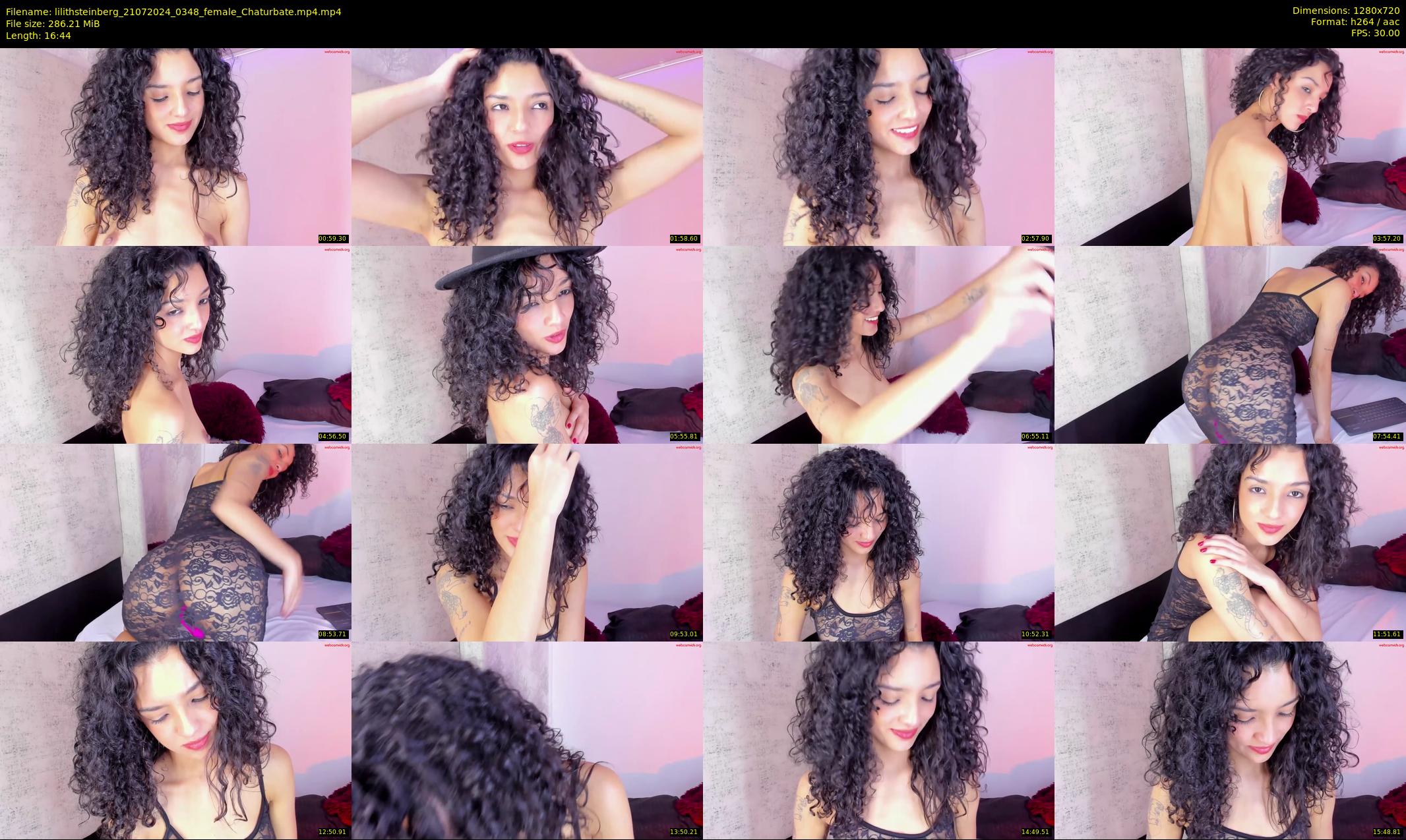 lilithsteinberg — 17 minute Chaturbate female cam show recording, 720p, Jul 21, 2024