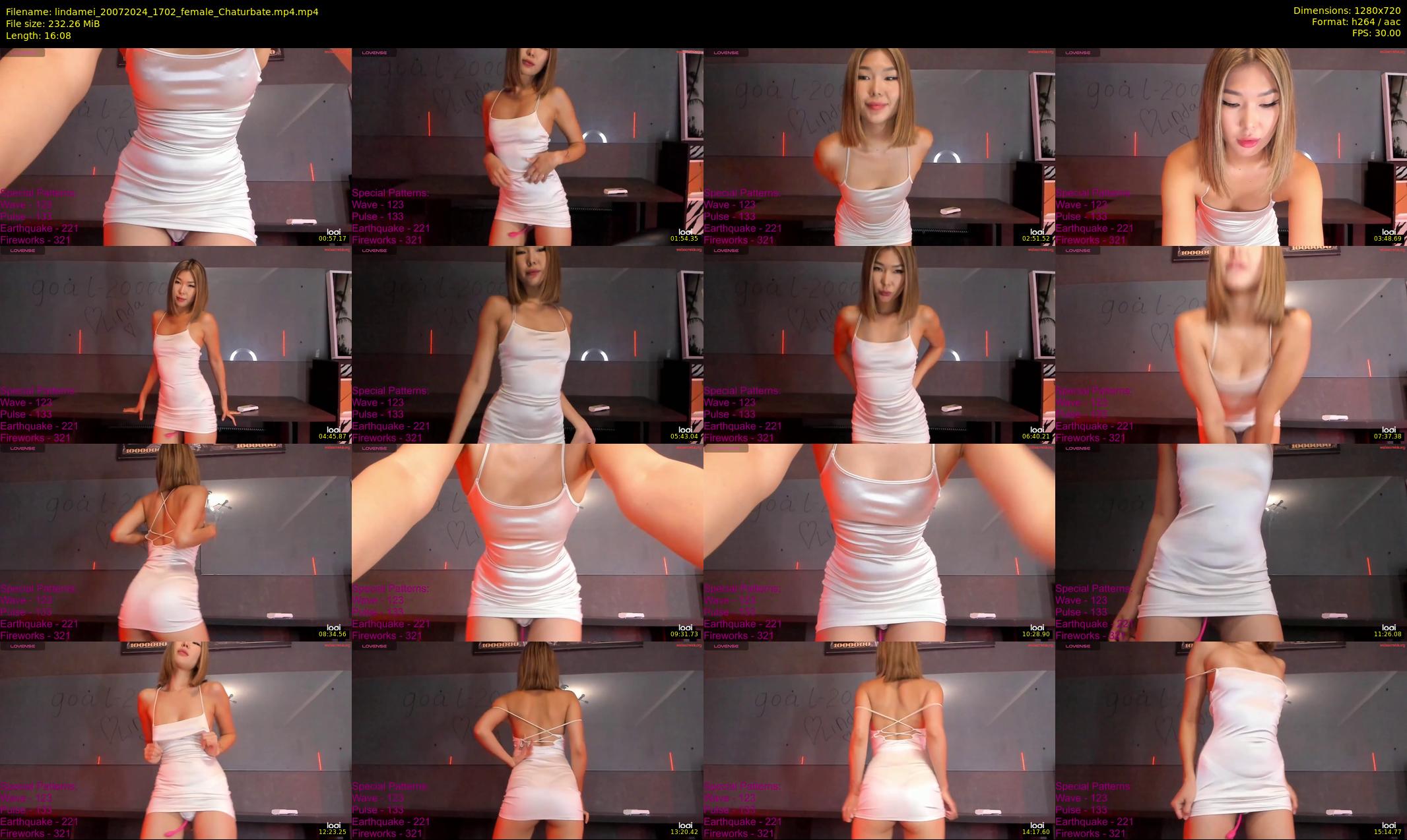 lindamei — 17 minute Chaturbate female cam show recording, 720p, Jul 20, 2024