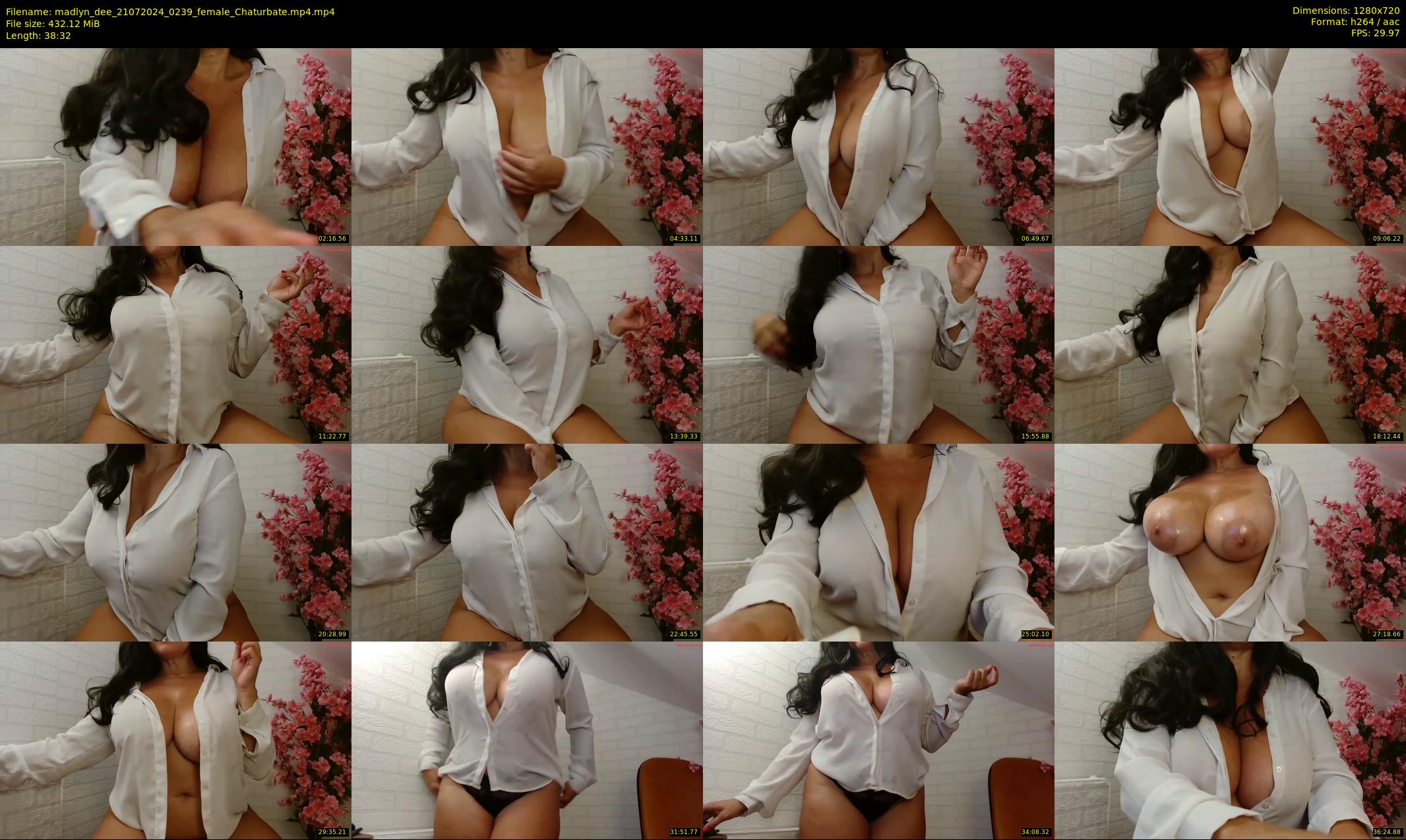 madlyn_dee — 39 minute Chaturbate female cam show recording, 720p, Jul 21, 2024