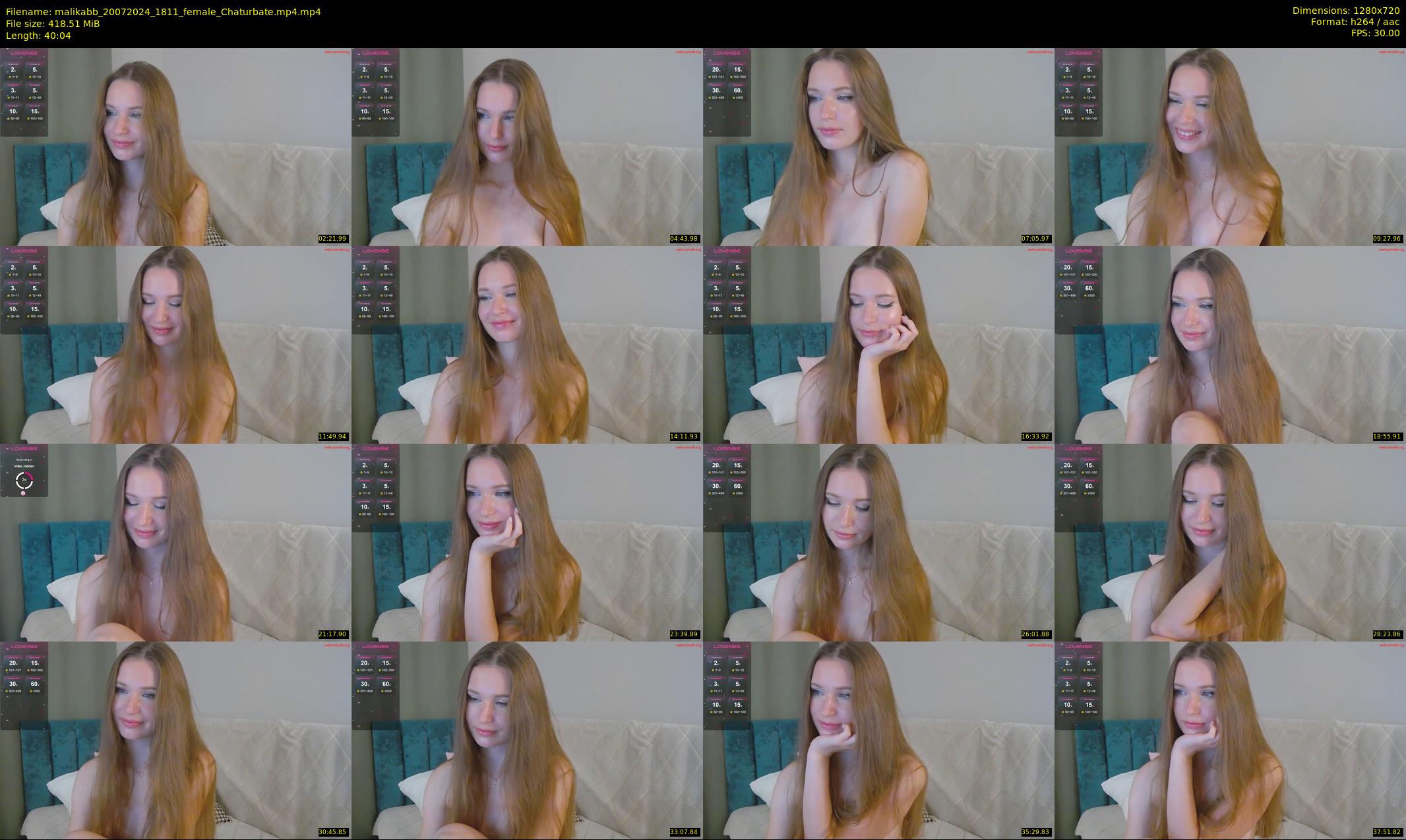 malikabb — 41 minute Chaturbate female cam show recording, 720p, Jul 20, 2024