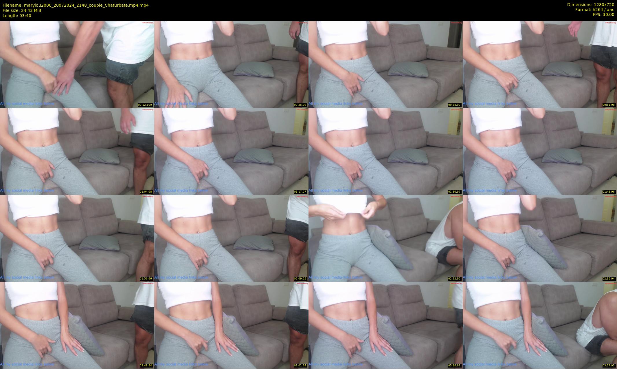 marylou2000 — 4 minute Chaturbate couple cam show recording, 720p, Jul 20, 2024