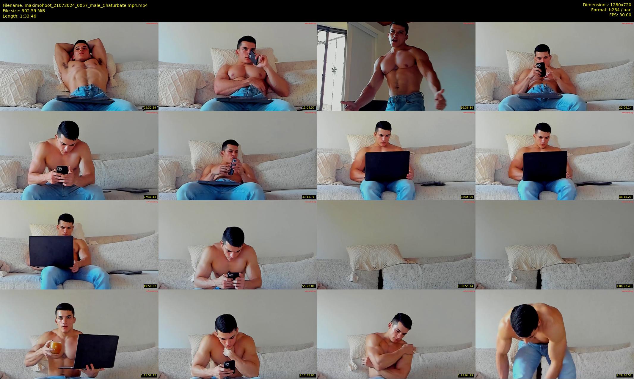 maximohoot — 94 minute Chaturbate male cam show recording, 720p, Jul 21, 2024
