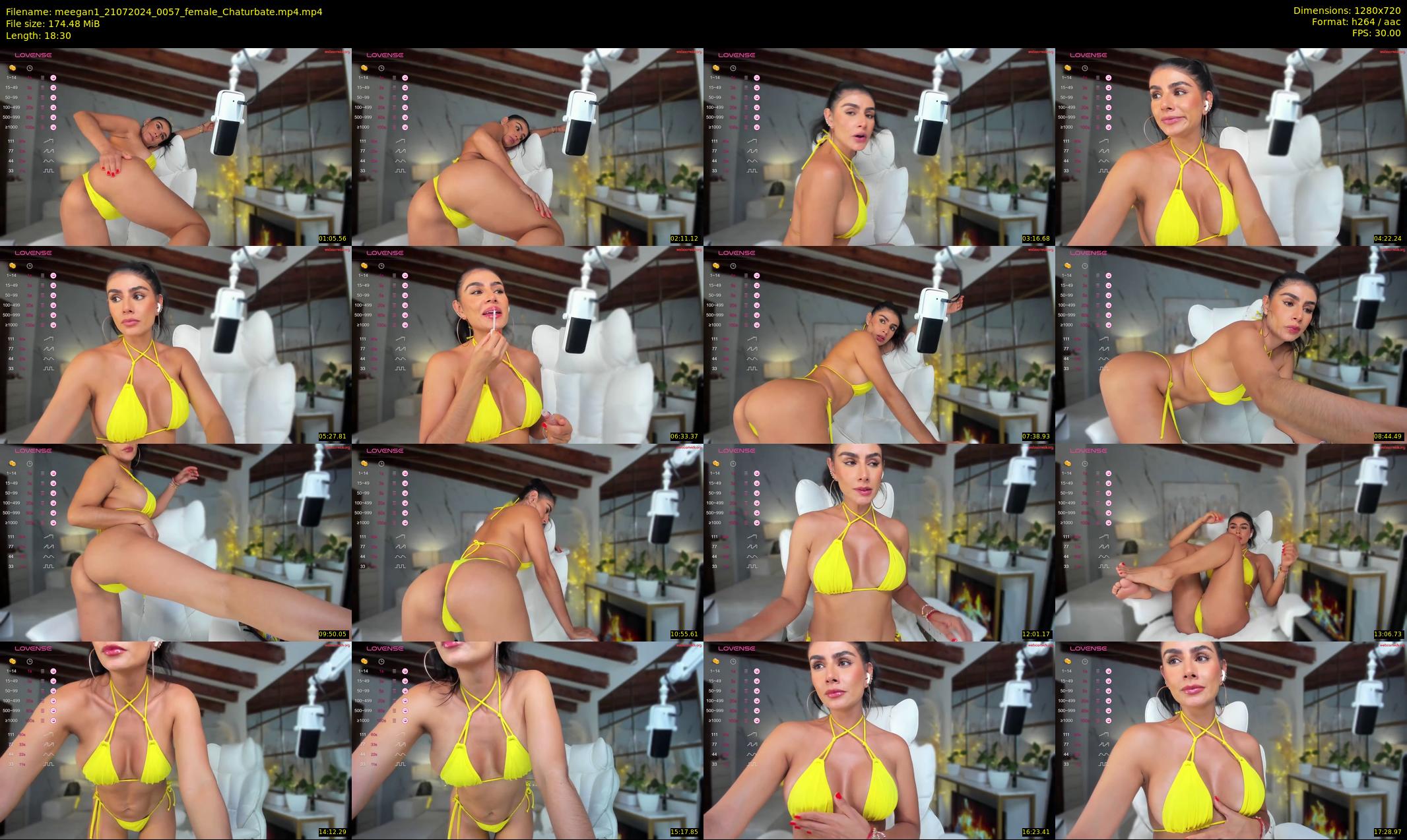meegan1 — 19 minute Chaturbate female cam show recording, 720p, Jul 21, 2024