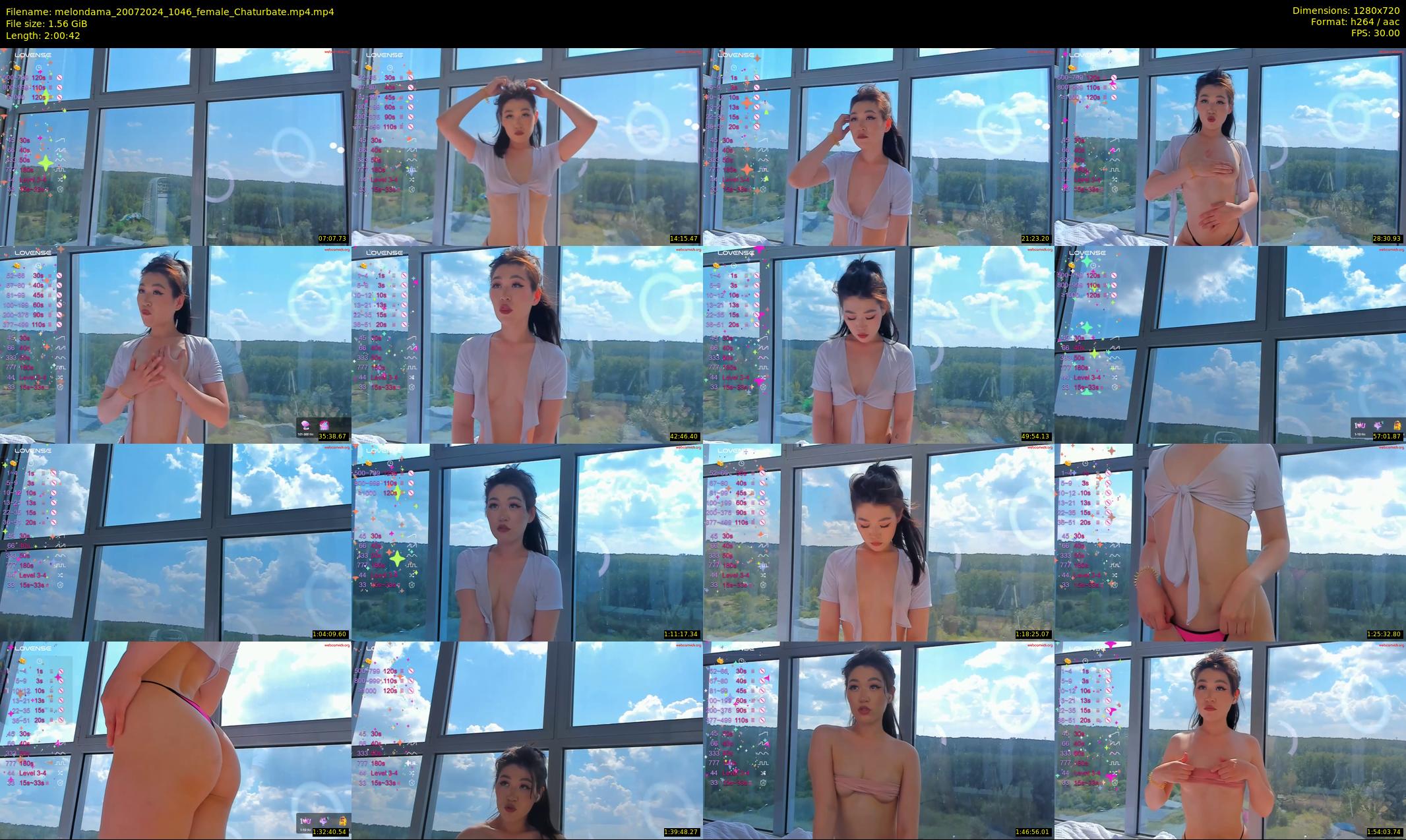 melondama — 121 minute Chaturbate female cam show recording, 720p, Jul 20, 2024