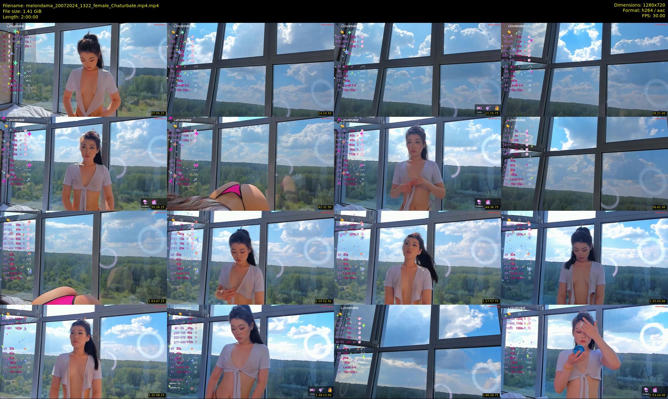 melondama — 120 minute Chaturbate female cam show recording, 720p, Jul 20, 2024