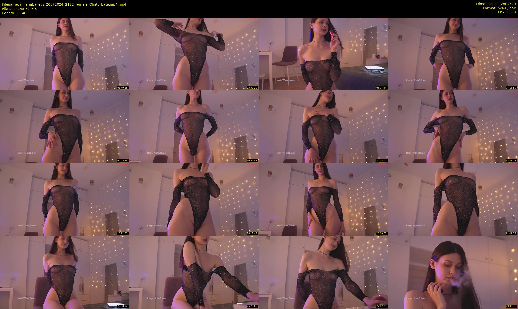 milanabaileys — 31 minute Chaturbate female cam show recording, 720p, Jul 20, 2024