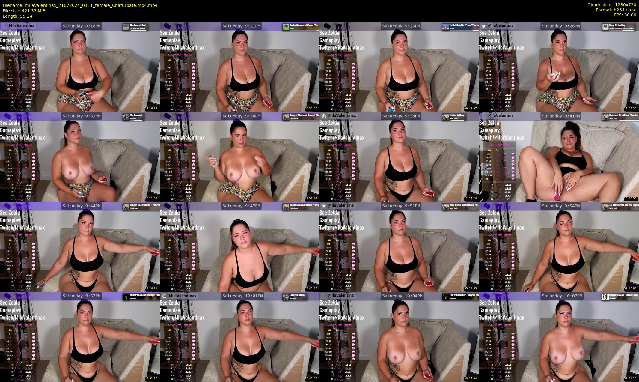 milavalentinax — 56 minute Chaturbate female cam show recording, 720p, Jul 21, 2024