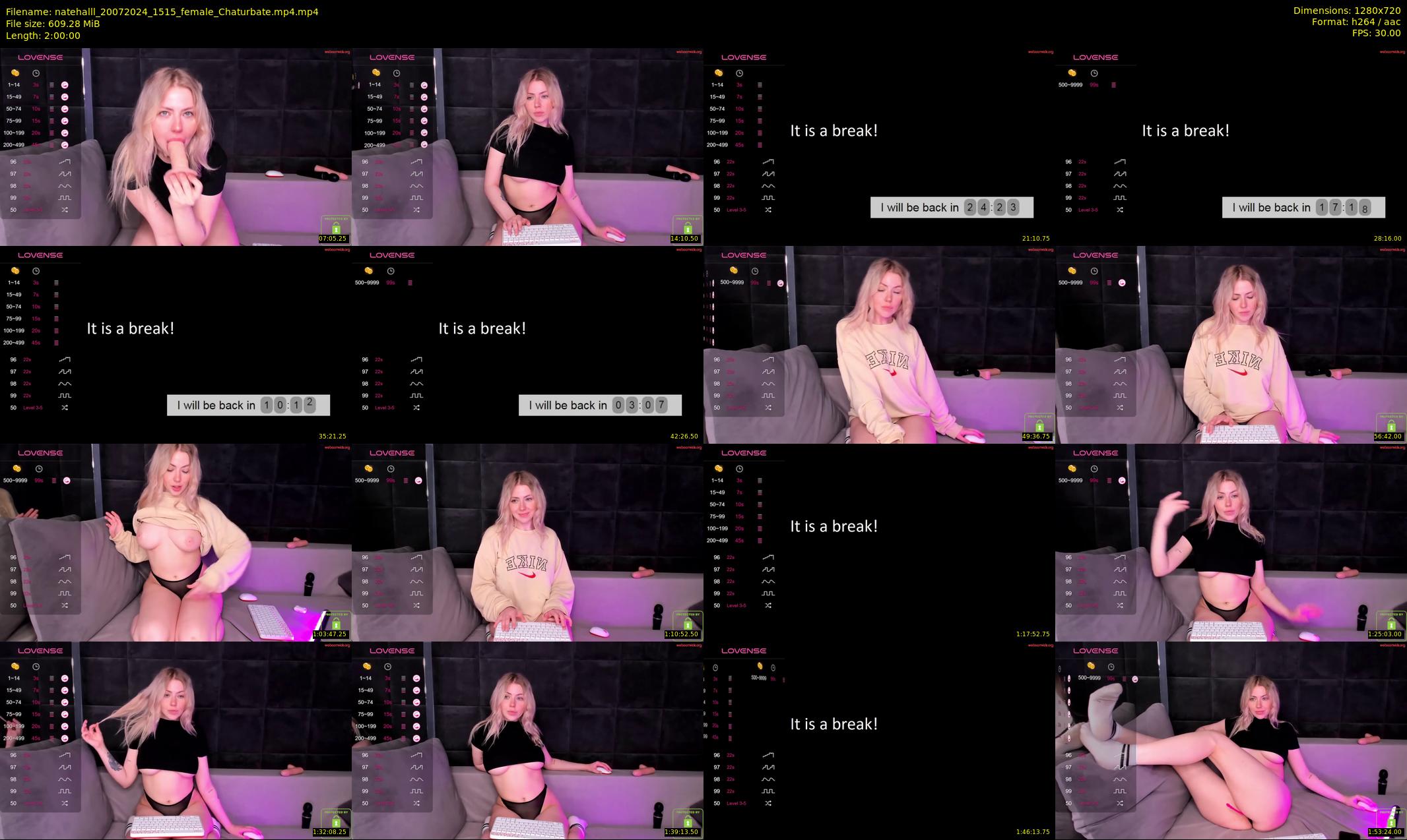 natehalll — 120 minute Chaturbate female cam show recording, 720p, Jul 20, 2024