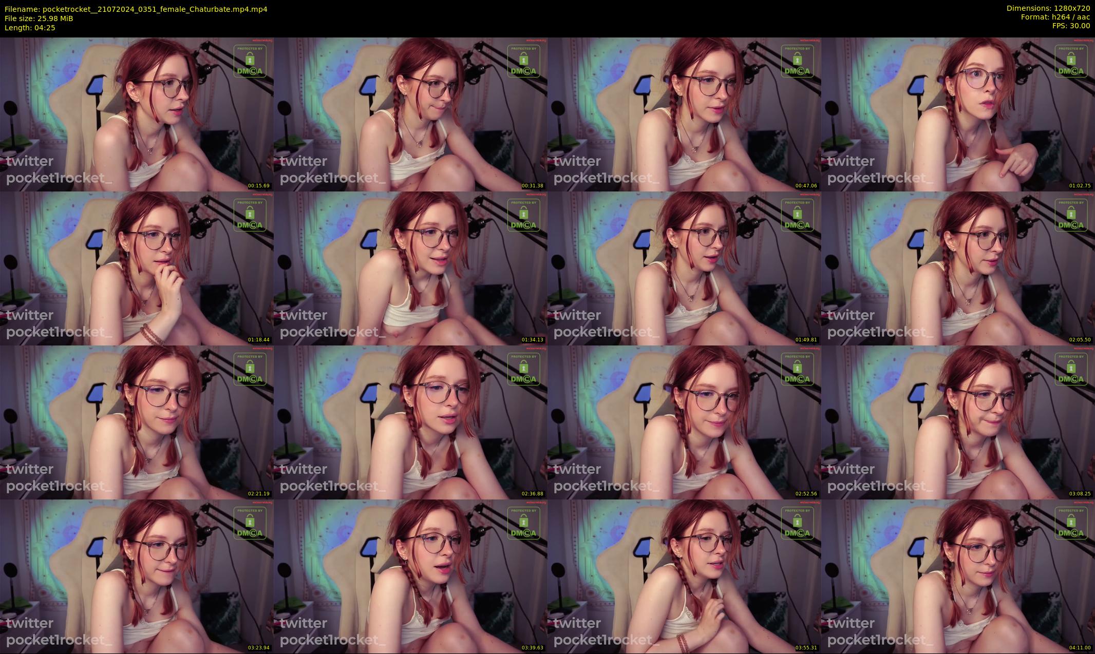 pocketrocket_ — 5 minute Chaturbate female cam show recording, 720p, Jul 21, 2024