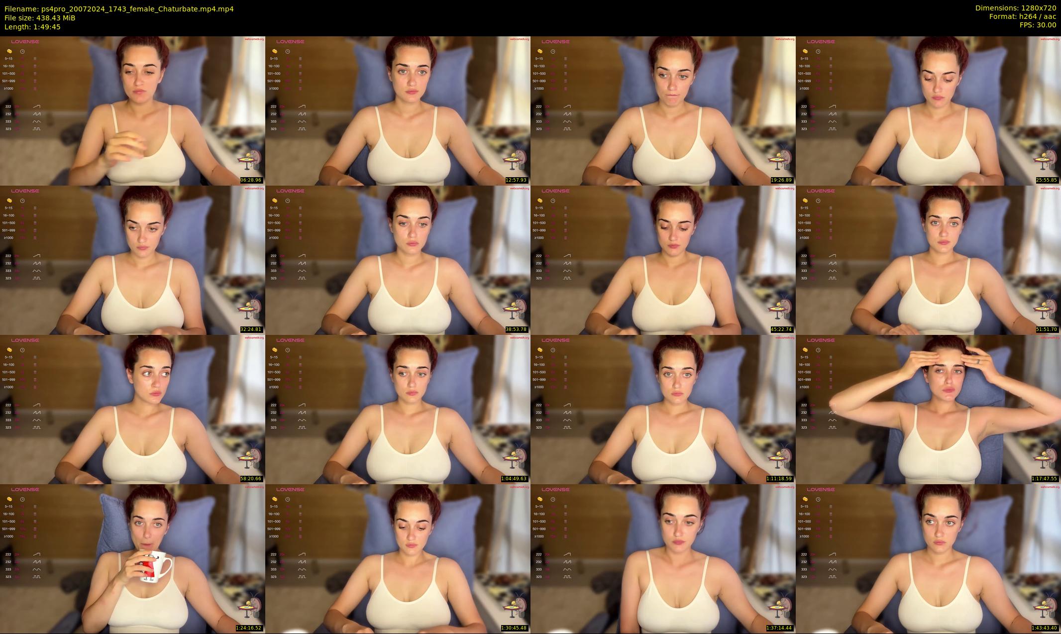 ps4pro — 110 minute Chaturbate female cam show recording, 720p, Jul 20, 2024
