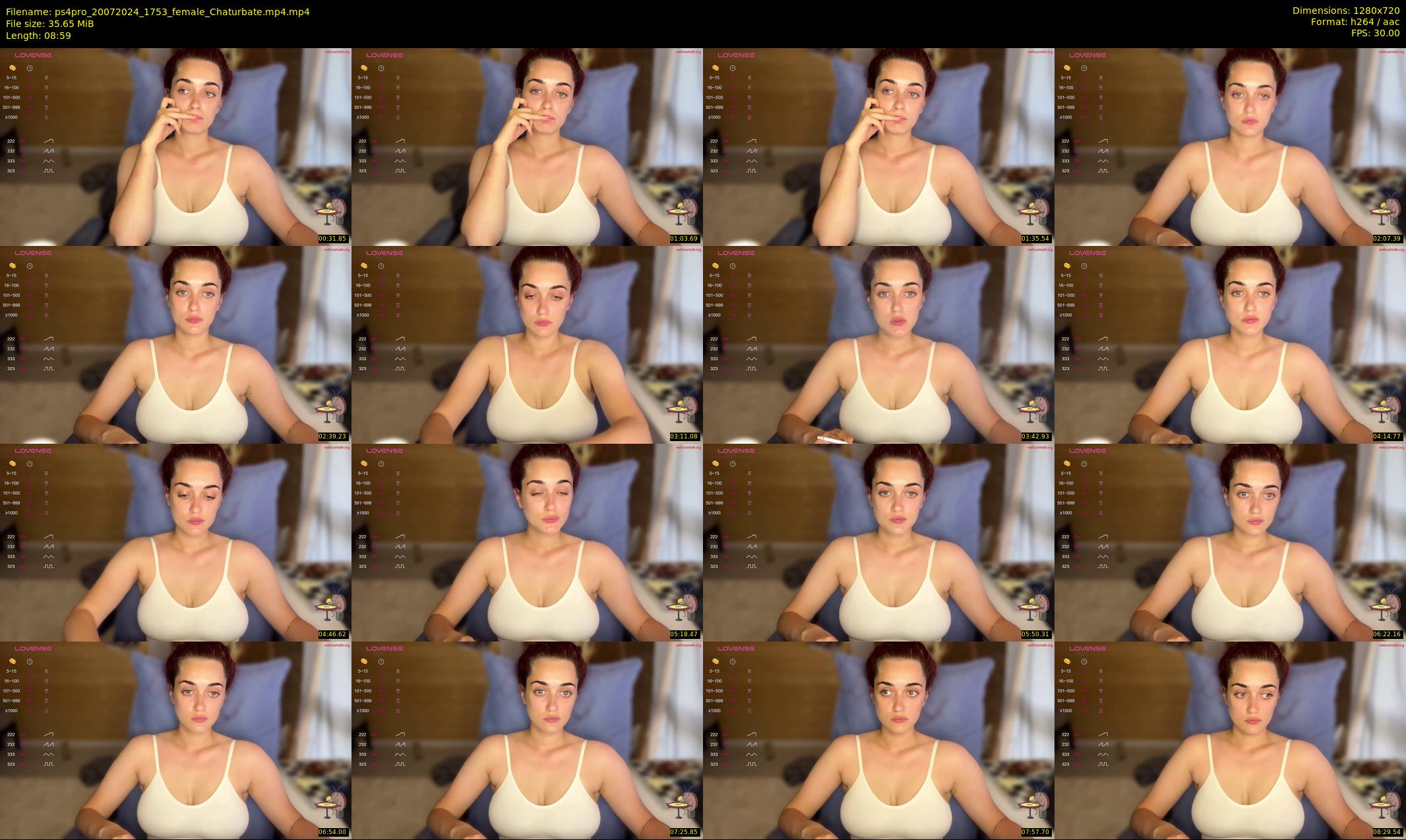 ps4pro — 9 minute Chaturbate female cam show recording, 720p, Jul 20, 2024