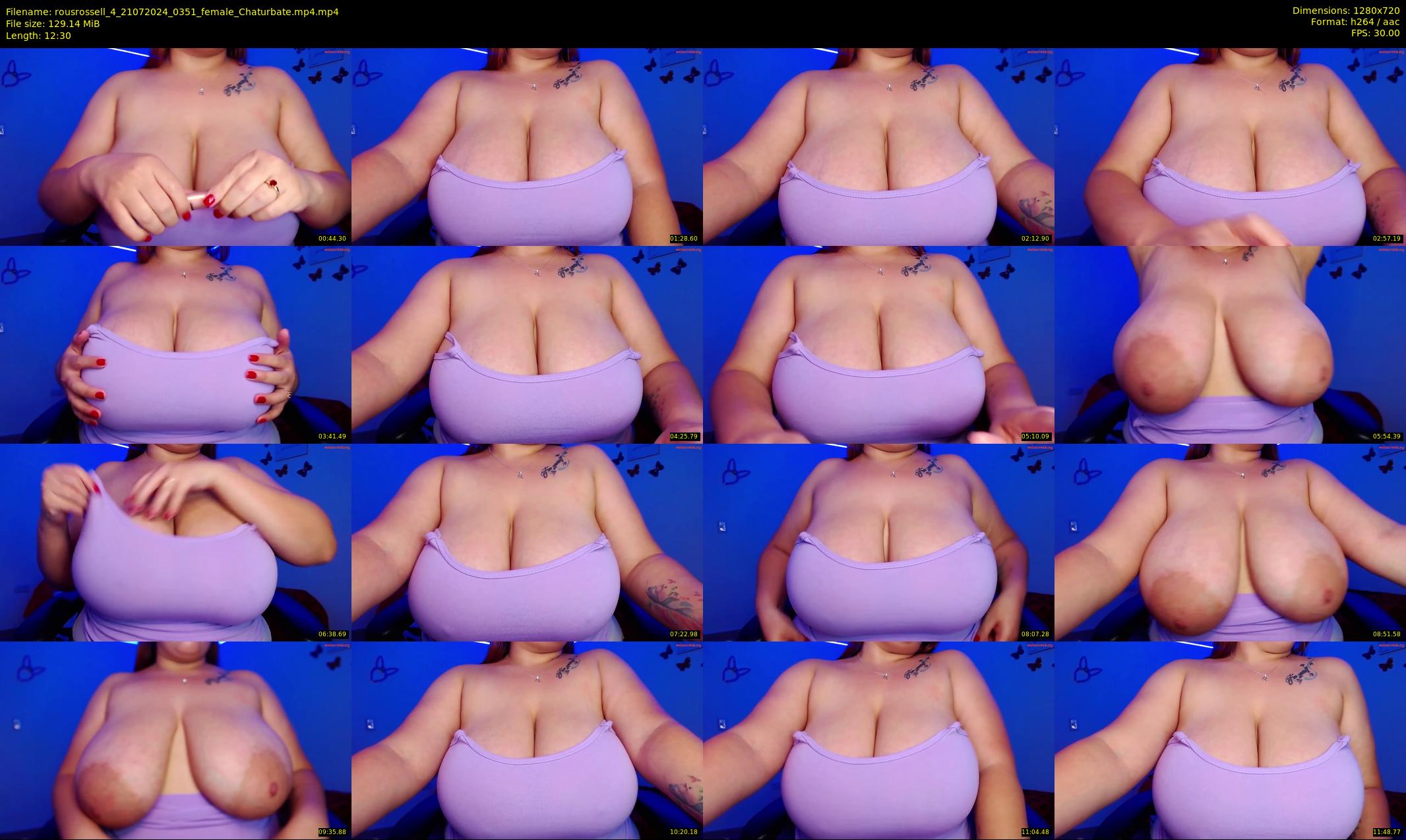 rousrossell_4 — 13 minute Chaturbate female cam show recording, 720p, Jul 21, 2024