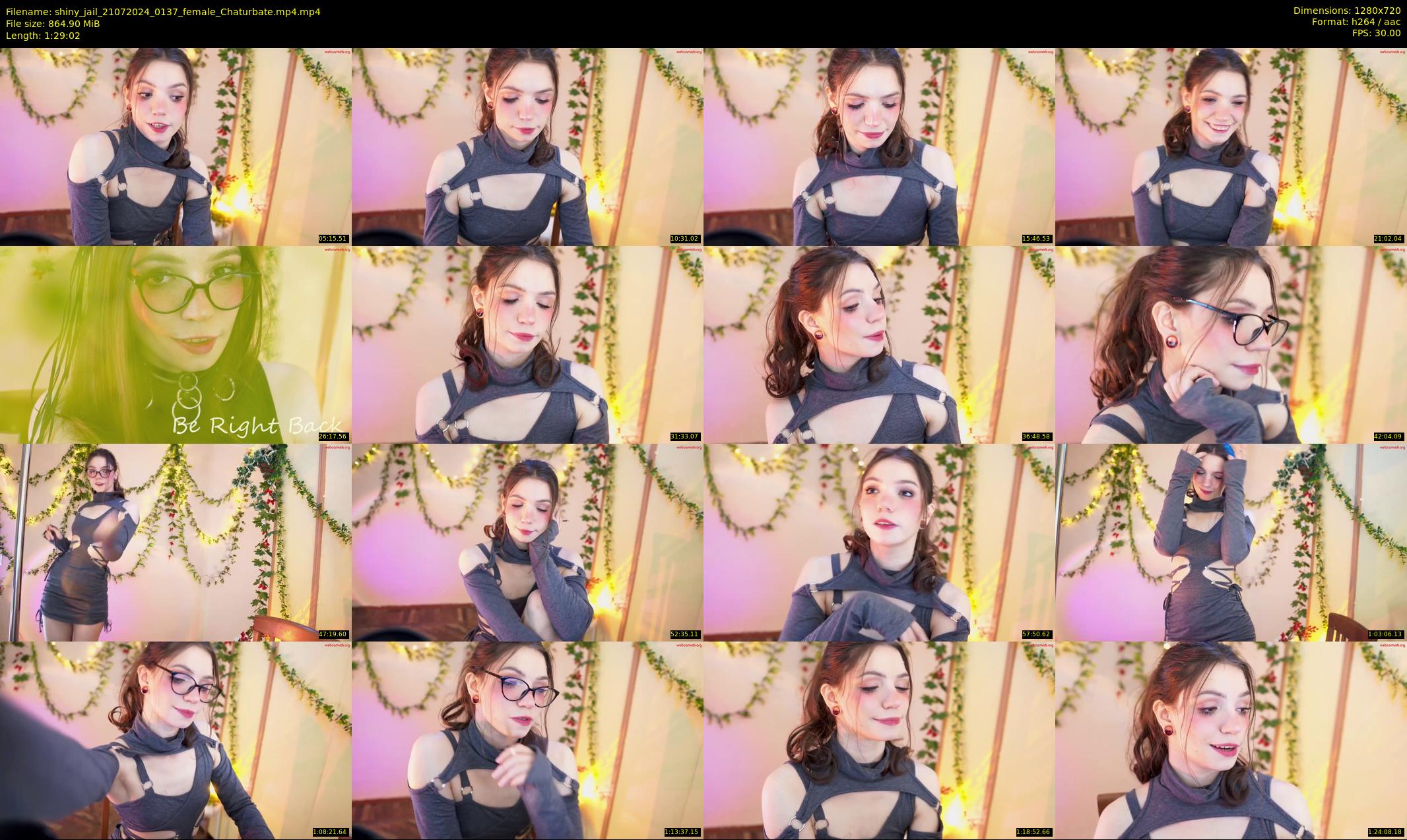 shiny_jail — 90 minute Chaturbate female cam show recording, 720p, Jul 21, 2024