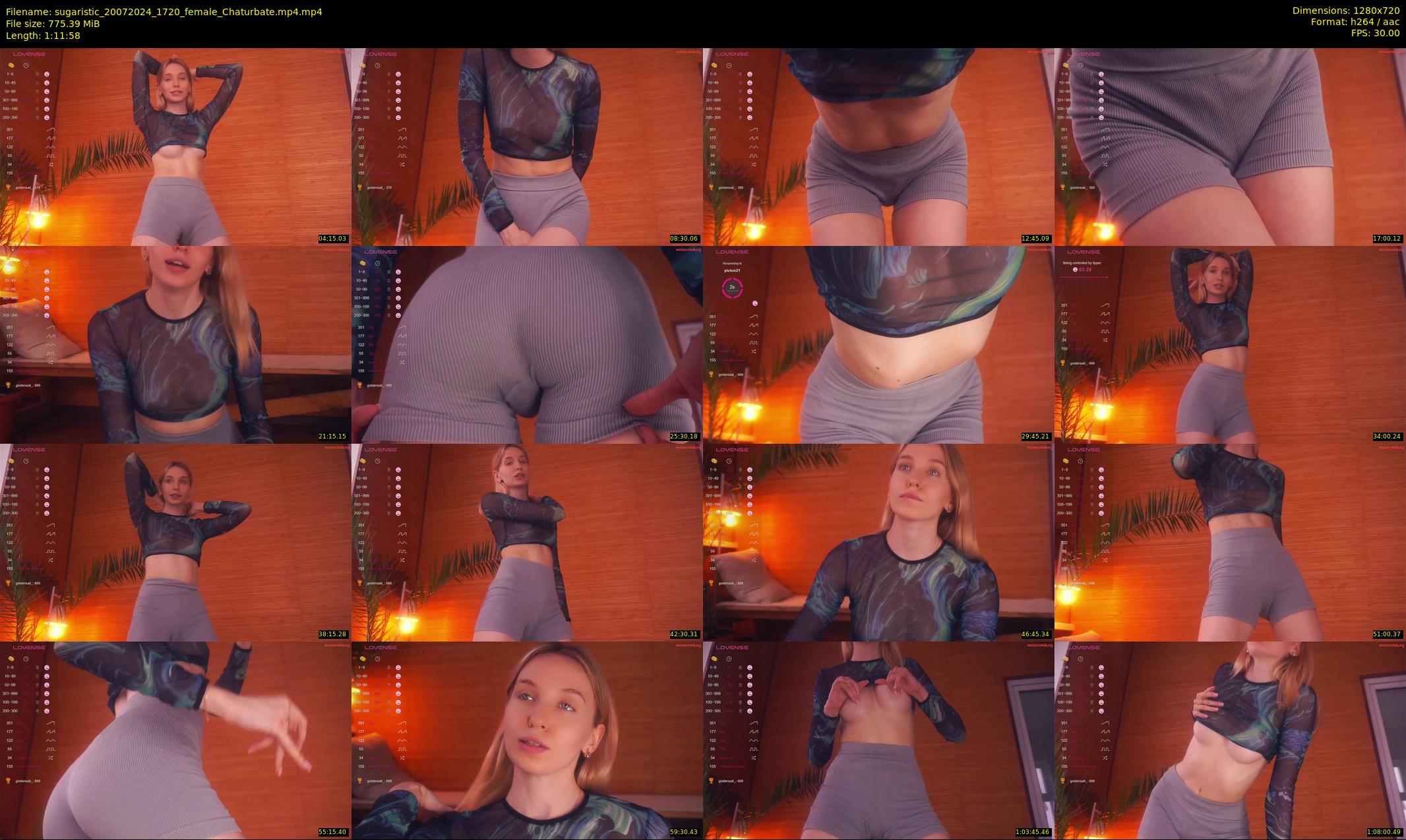sugaristic — 72 minute Chaturbate female cam show recording, 720p, Jul 20, 2024