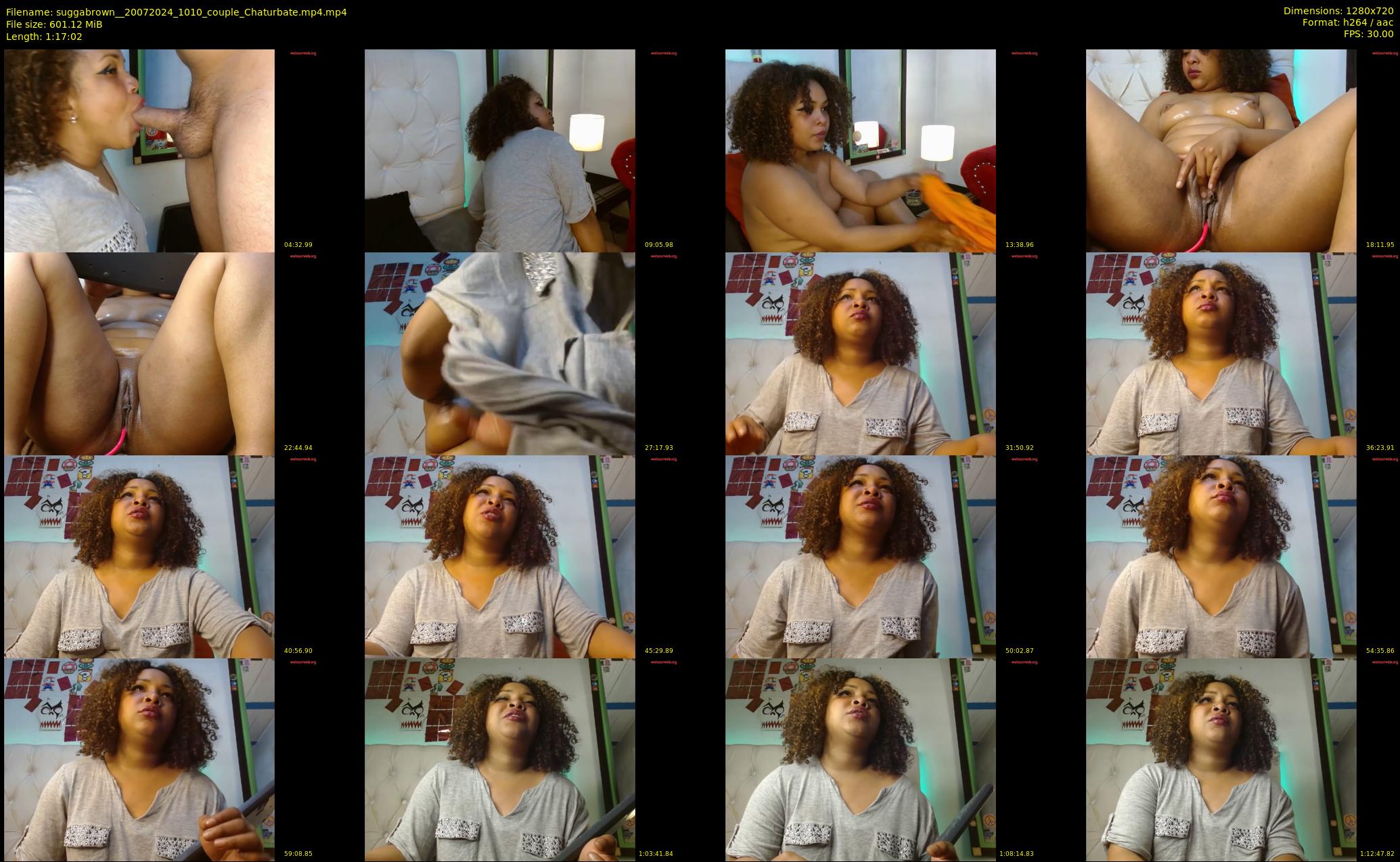suggabrown_ — 78 minute Chaturbate couple cam show recording, 720p, Jul 20, 2024