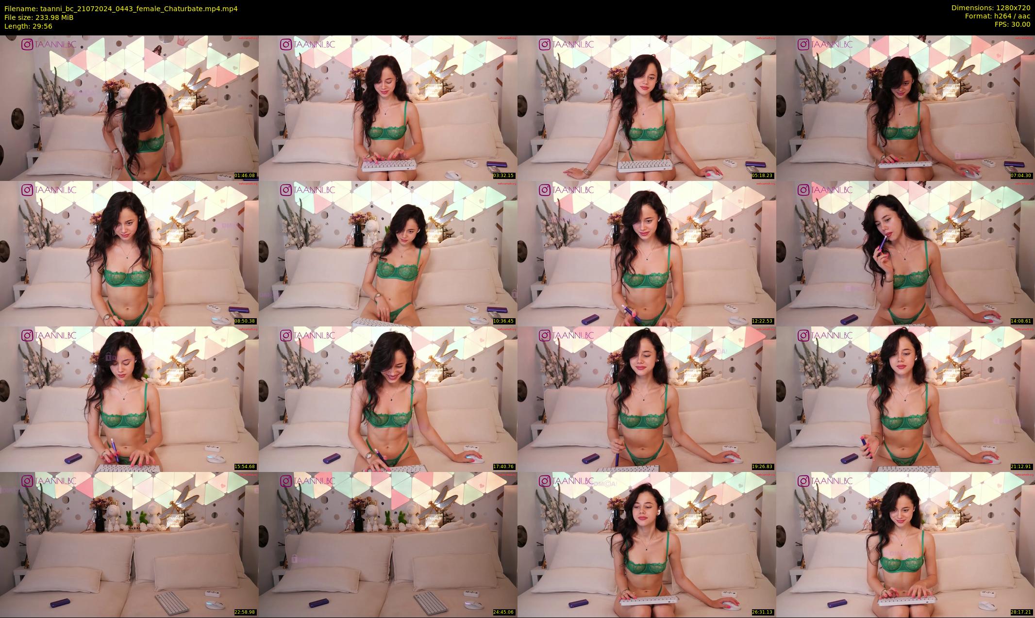taanni_bc — 30 minute Chaturbate female cam show recording, 720p, Jul 21, 2024