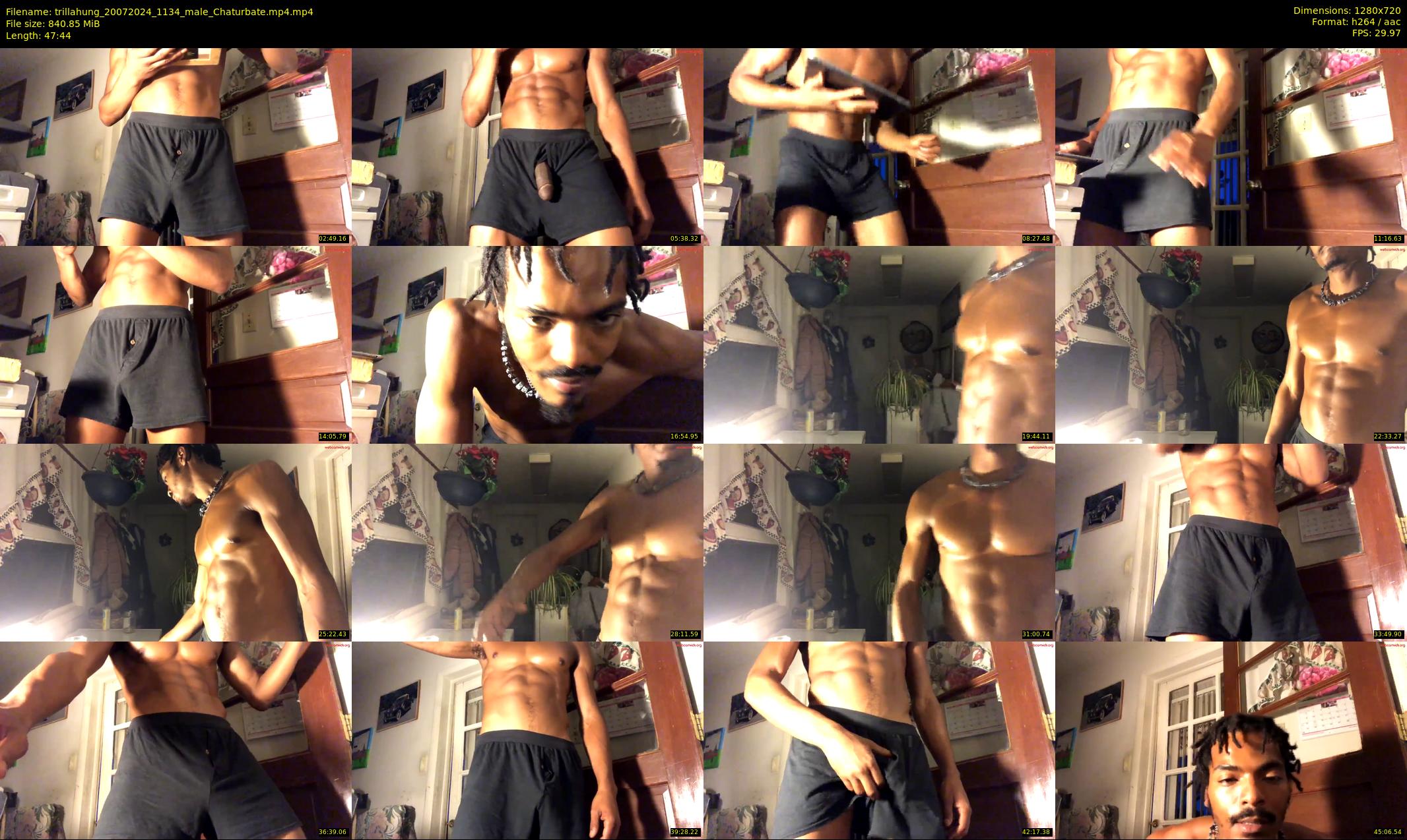 trillahung — 48 minute Chaturbate male cam show recording, 720p, Jul 20, 2024