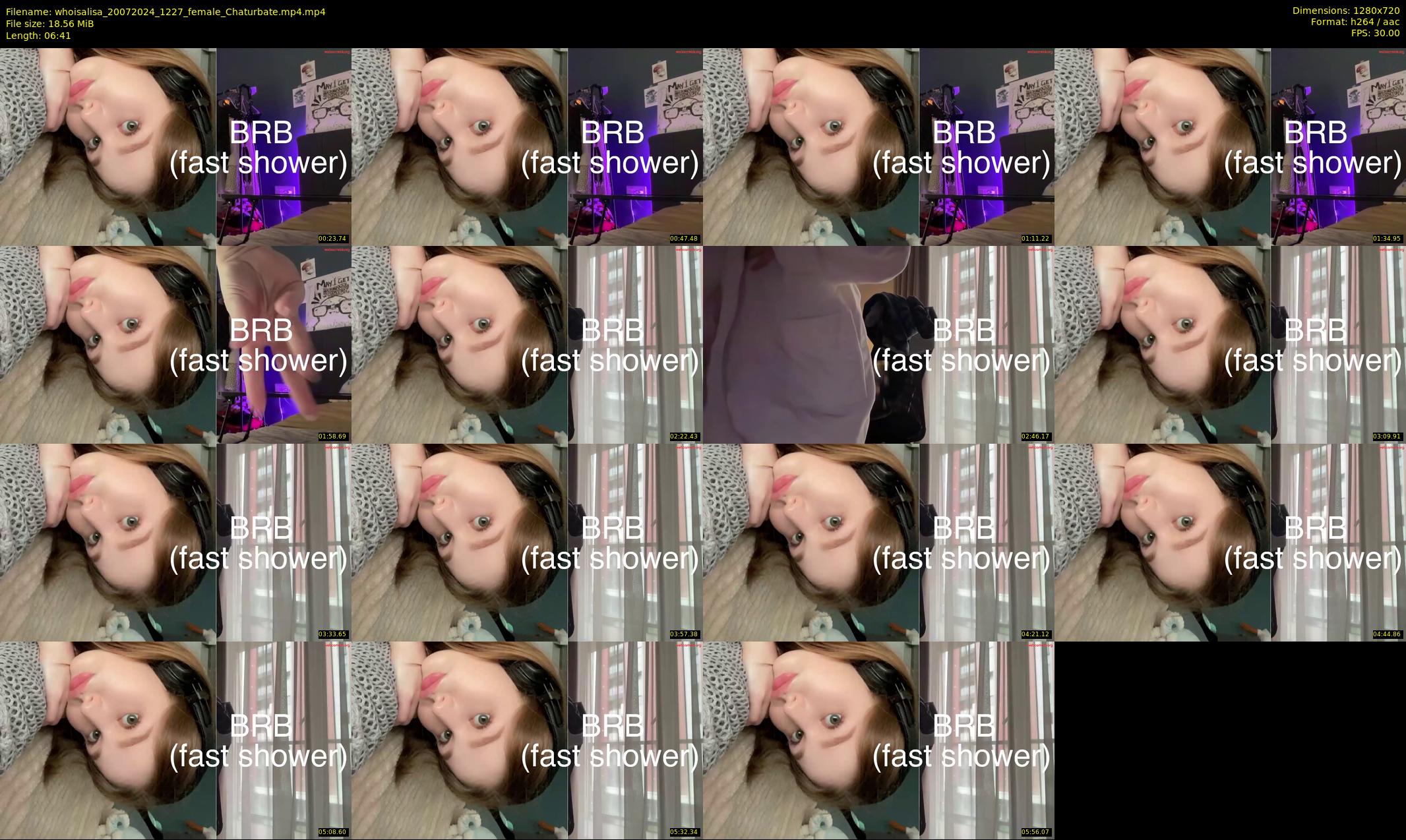 whoisalisa — 7 minute Chaturbate female cam show recording, 720p, Jul 20, 2024