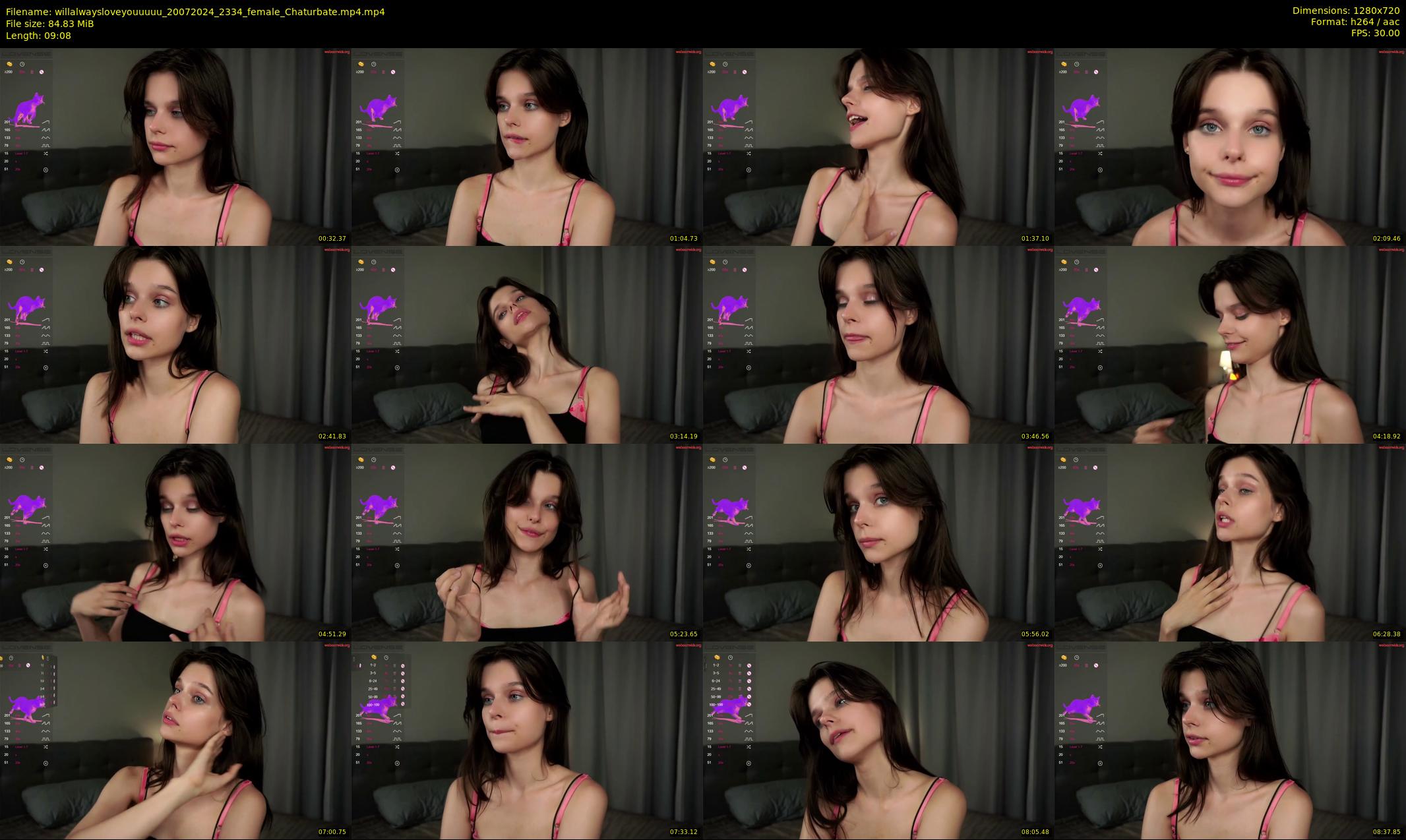 willalwaysloveyouuuuu — 10 minute Chaturbate female cam show recording, 720p, Jul 20, 2024