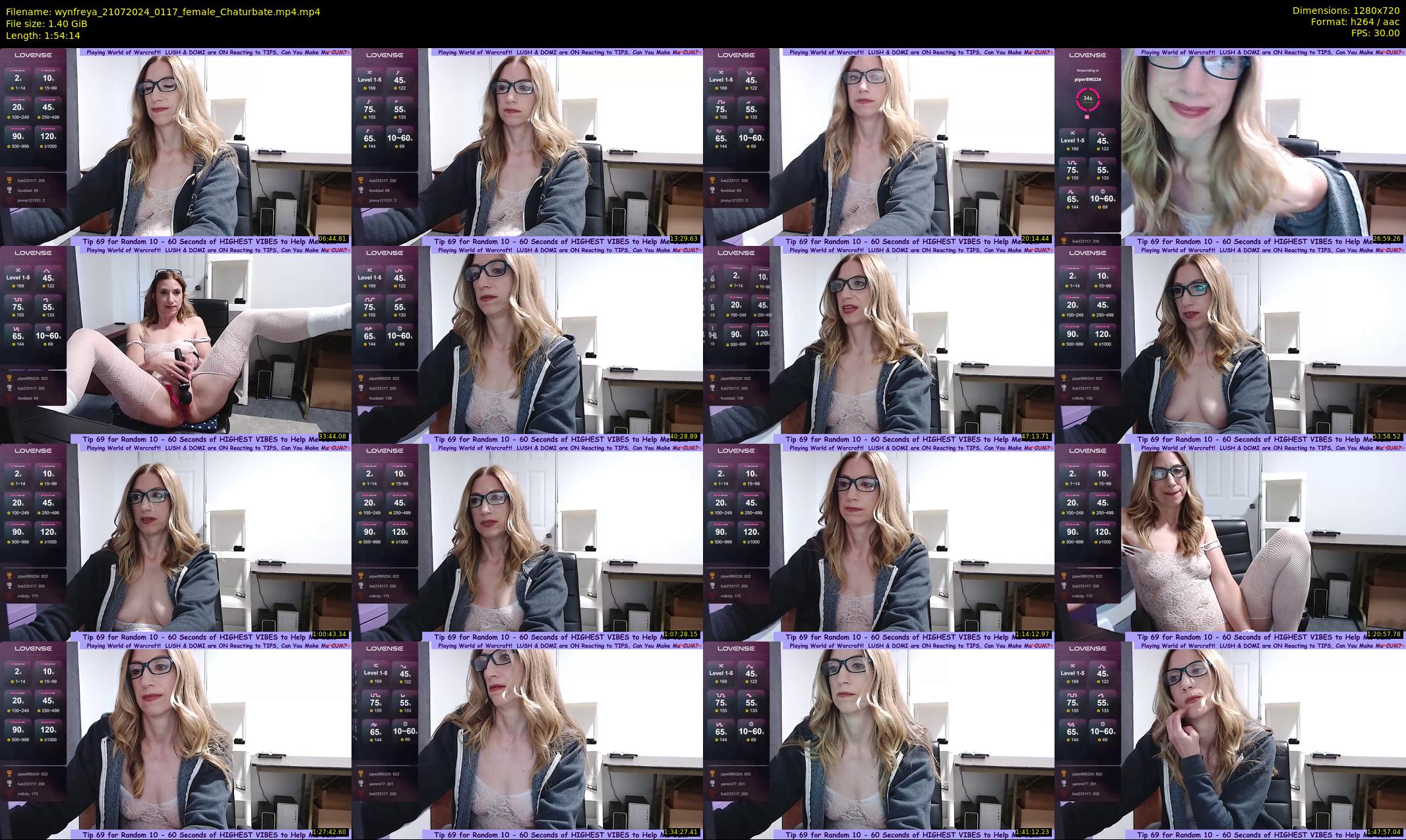 wynfreya — 115 minute Chaturbate female cam show recording, 720p, Jul 21, 2024