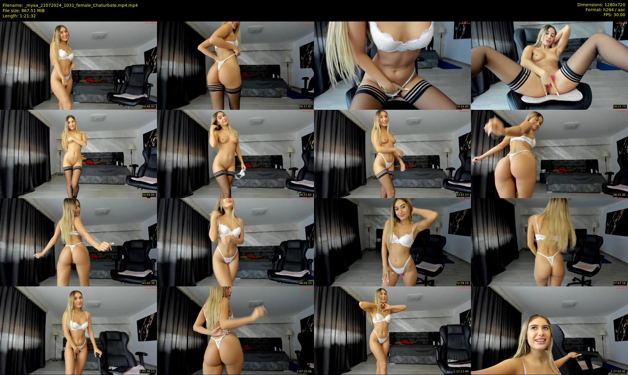 _myaa — 82 minute Chaturbate female cam show recording, 720p, Jul 21, 2024