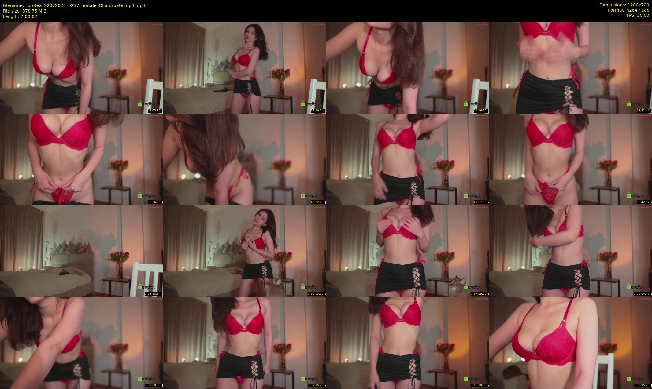 _protea — 121 minute Chaturbate female cam show recording, 720p, Jul 22, 2024