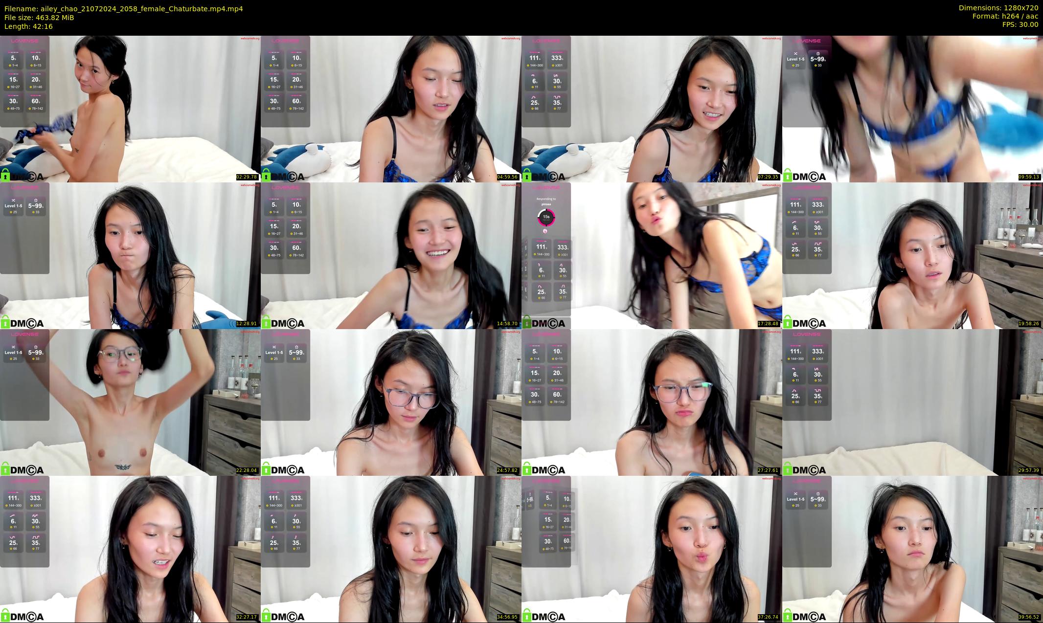 ailey_chao — 43 minute Chaturbate female cam show recording, 720p, Jul 21, 2024