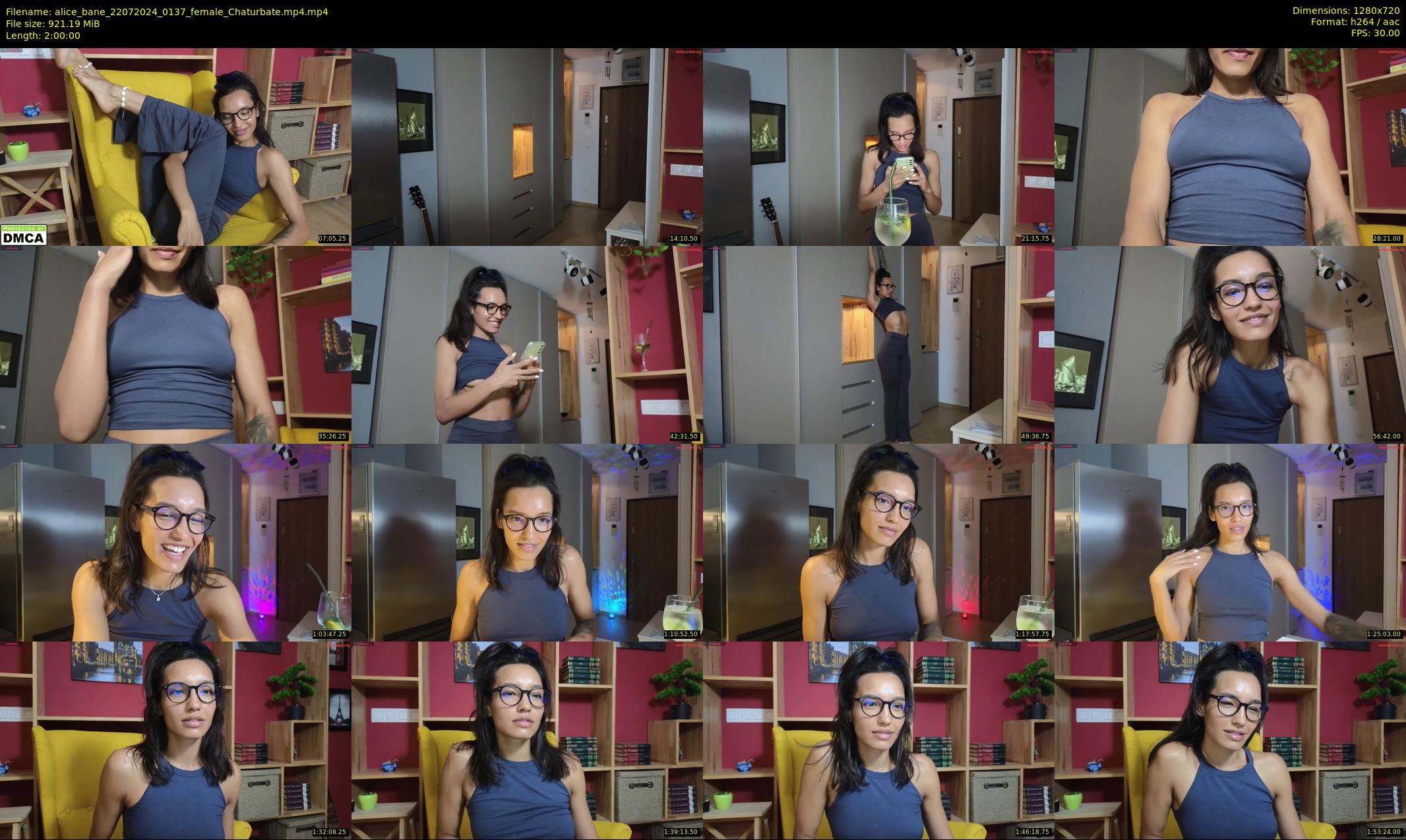 alice_bane — 120 minute Chaturbate female cam show recording, 720p, Jul 22, 2024