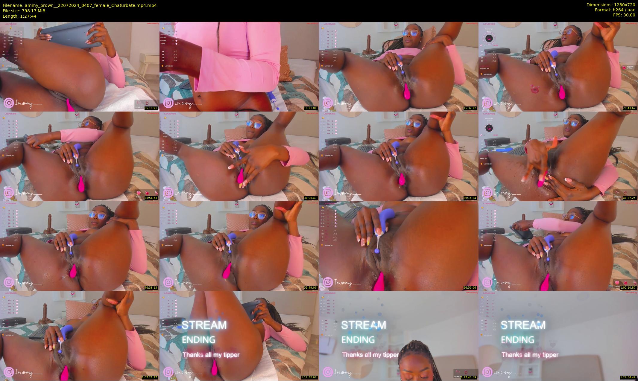 ammy_brown_ — 88 minute Chaturbate female cam show recording, 720p, Jul 22, 2024
