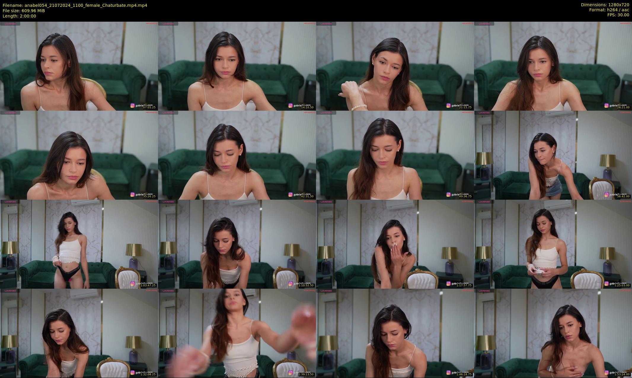 anabel054 — 120 minute Chaturbate female cam show recording, 720p, Jul 21, 2024