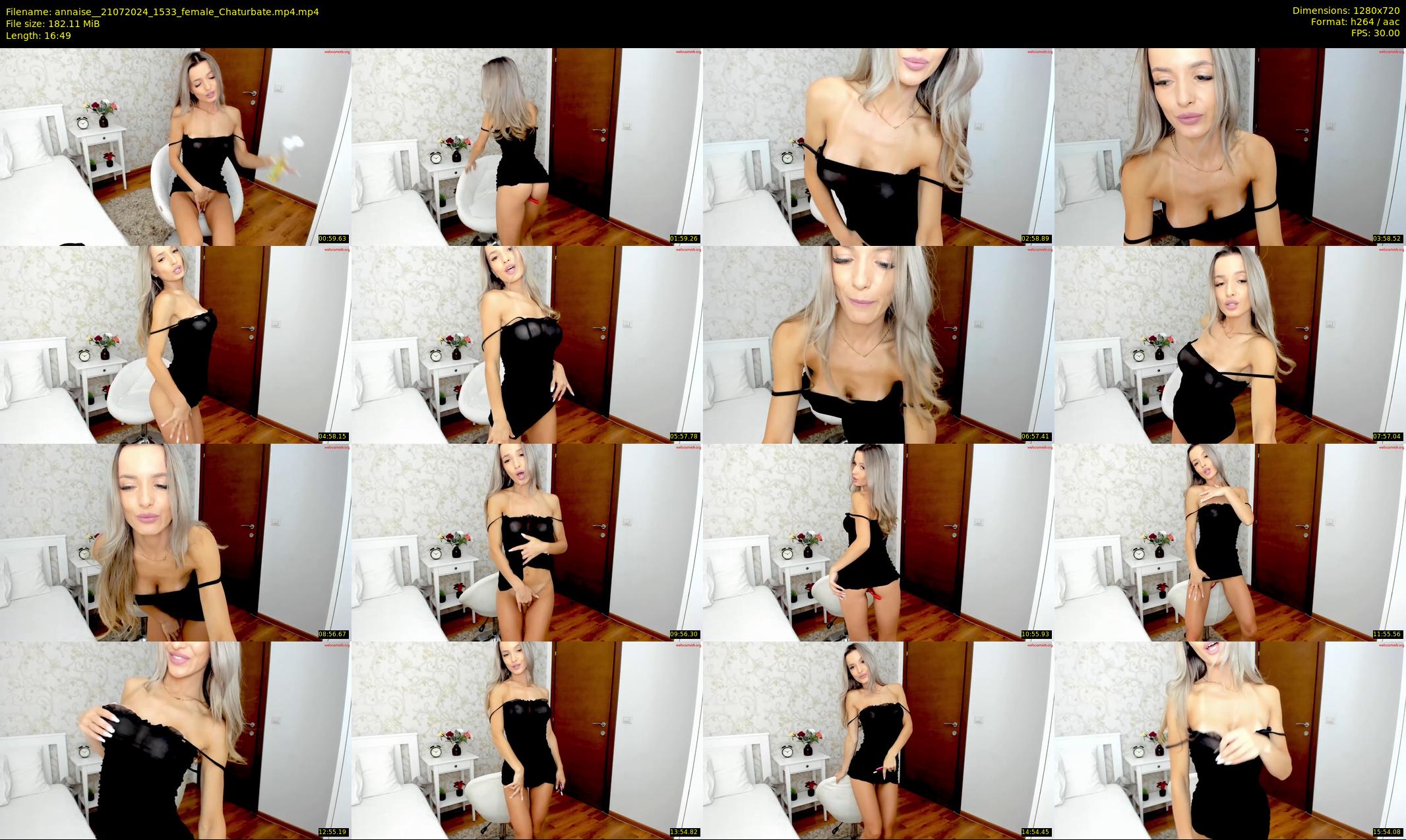 annaise_ — 17 minute Chaturbate female cam show recording, 720p, Jul 21, 2024