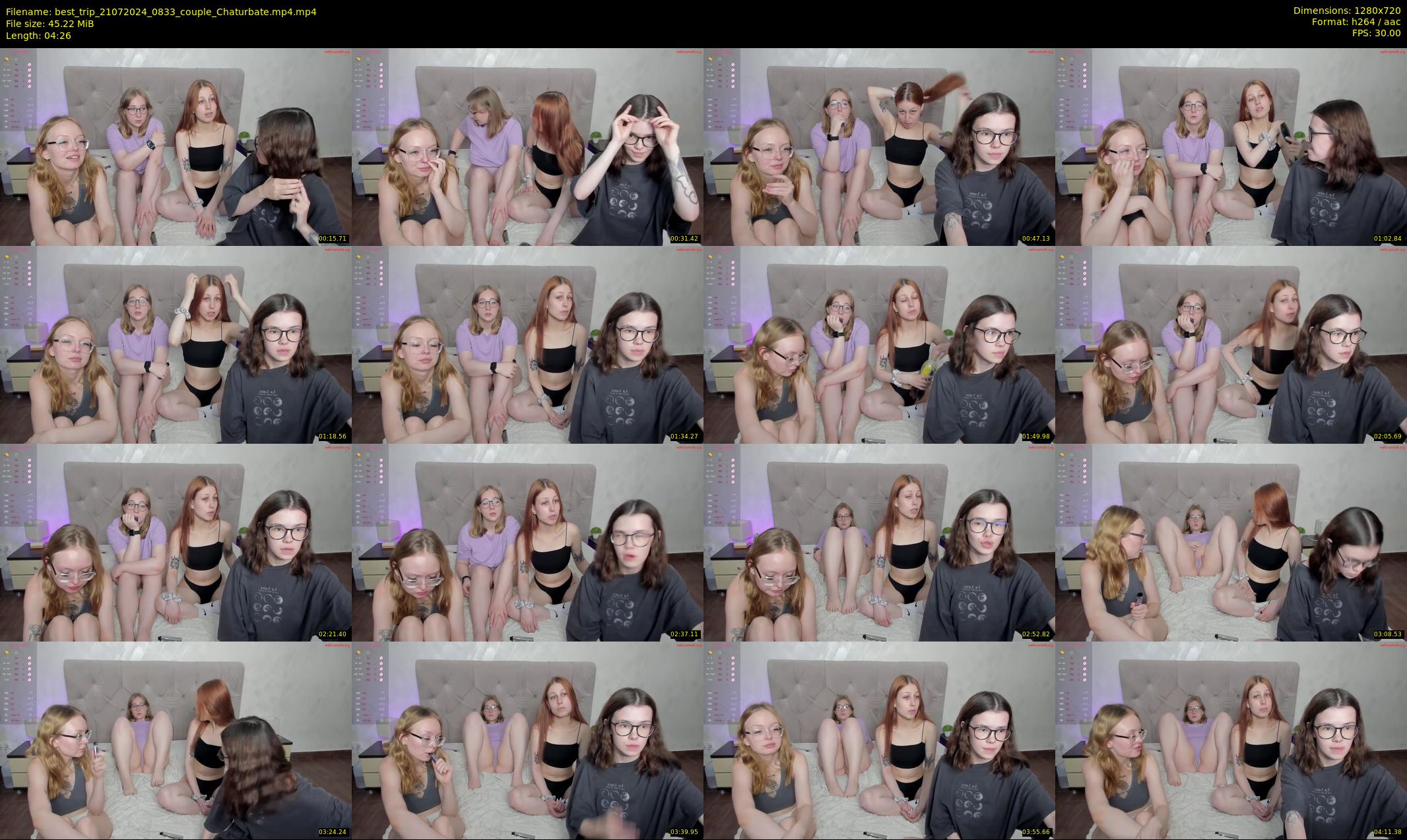 best_trip — 5 minute Chaturbate couple cam show recording, 720p, Jul 21, 2024