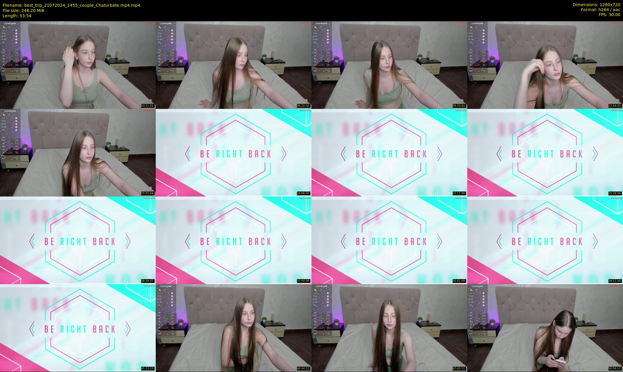 best_trip — 54 minute Chaturbate couple cam show recording, 720p, Jul 21, 2024