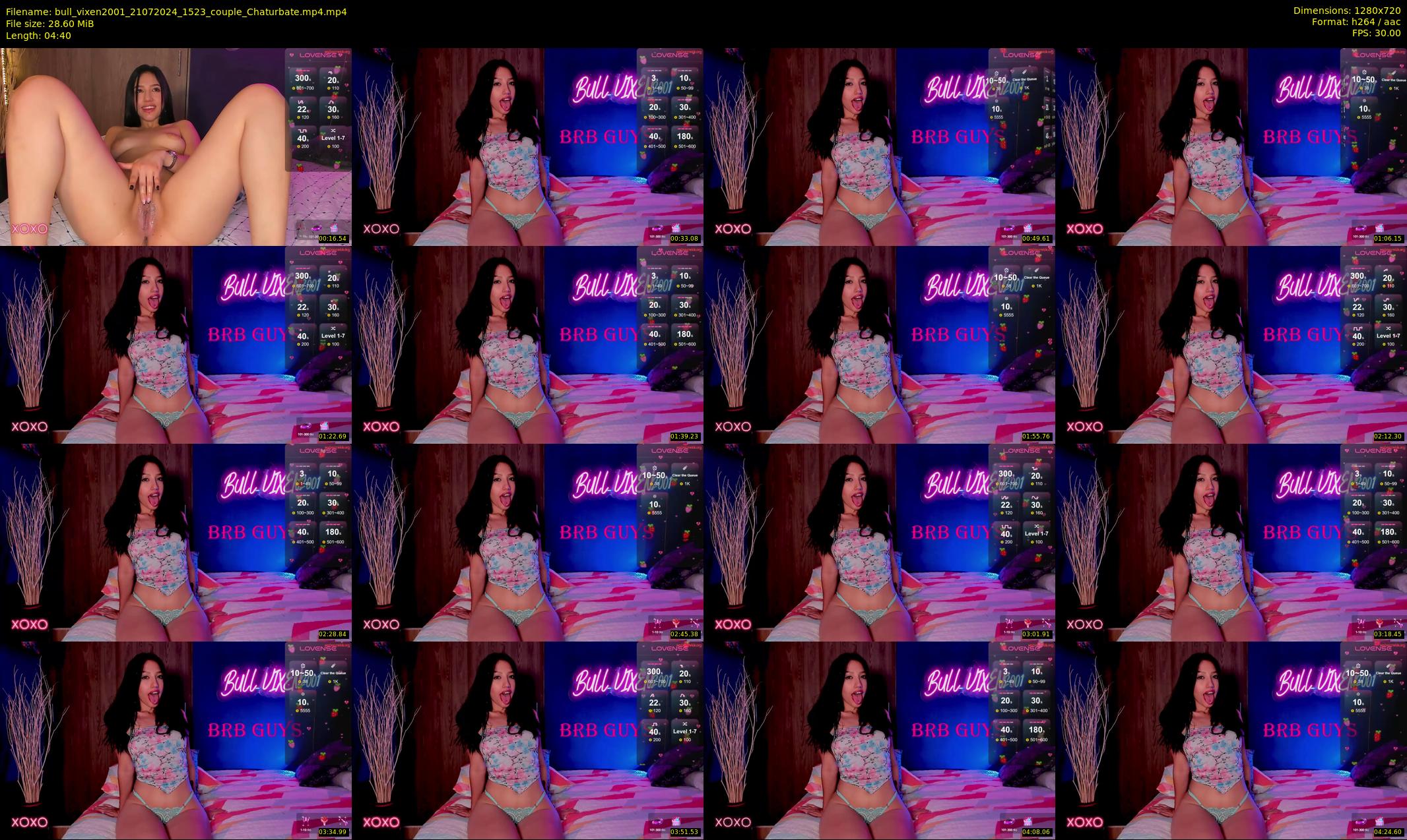 bull_vixen2001 — 5 minute Chaturbate couple cam show recording, 720p, Jul 21, 2024
