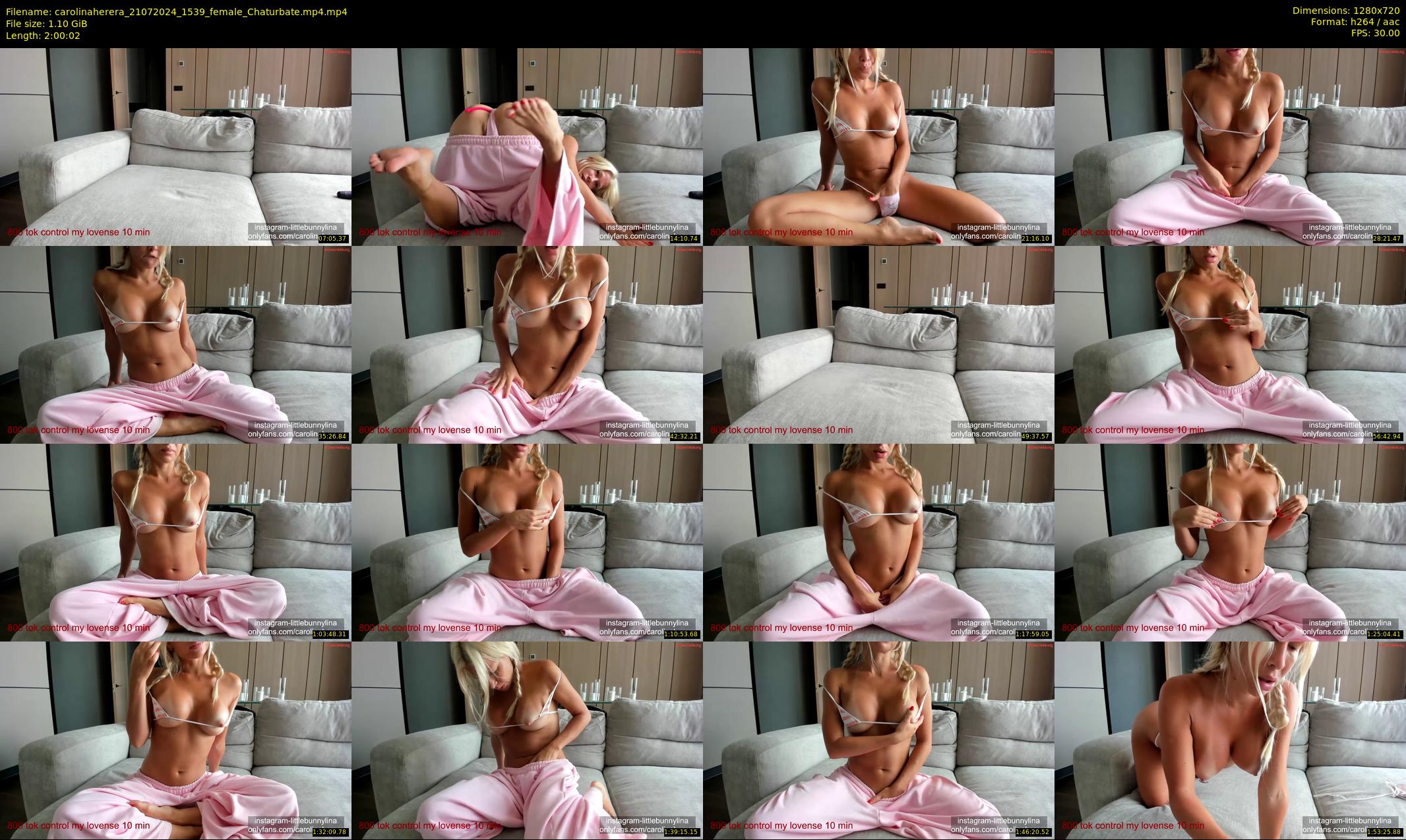 carolinaherera — 121 minute Chaturbate female cam show recording, 720p, Jul 21, 2024
