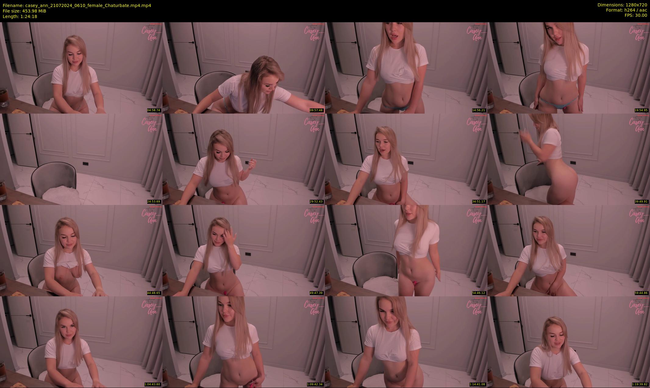 casey_ann — 85 minute Chaturbate female cam show recording, 720p, Jul 21, 2024