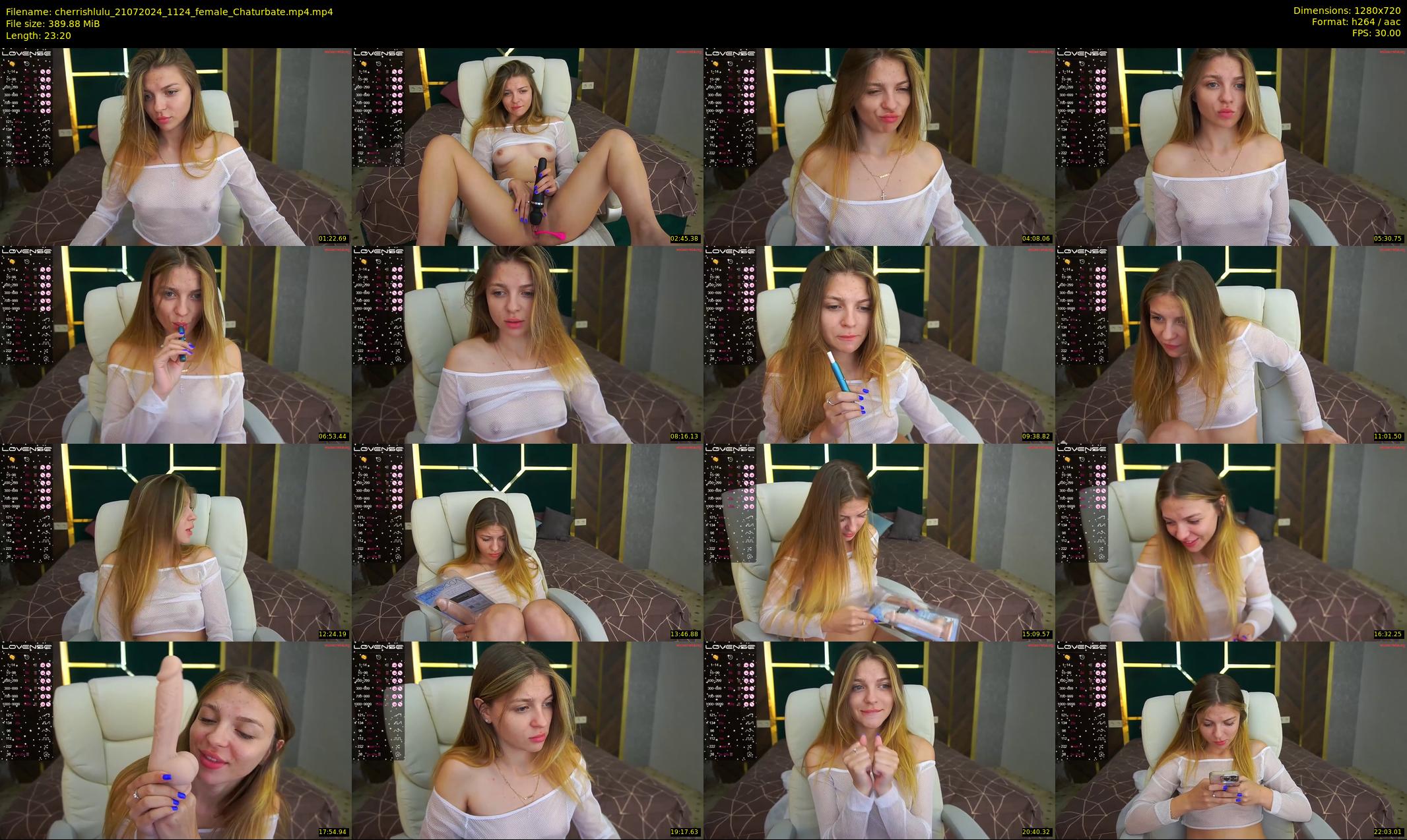 cherrishlulu — 24 minute Chaturbate female cam show recording, 720p, Jul 21, 2024